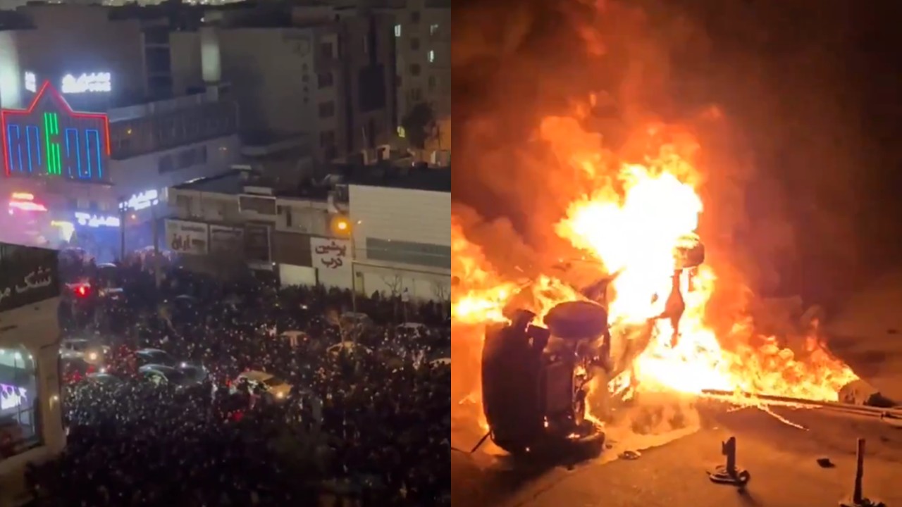 ΒΙΝΤΕΟ: Εκρηκτική η κατάσταση στο Ιράν με μαζικές διαδηλώσεις κι άγρια επεισόδια