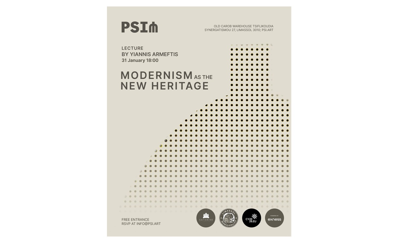 Διάλεξη του Δημάρχου Λεμεσού Γιάννη Αρμεύτη: Modernism as the New Heritage