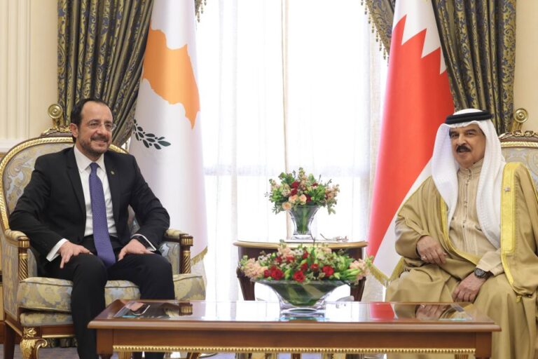 Αναβαθμισμένες οι σχέσεις Κύπρου – Μπαχρέιν