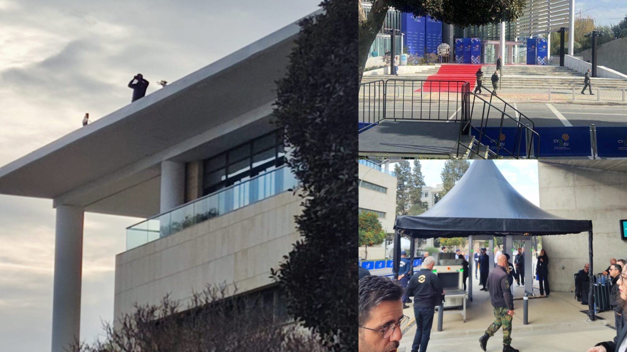 ΦΩΤΟ: Ελεύθεροι σκοπευτές, πυροτεχνουργοί, ανιχνευτικοί σκύλοι και δρακόντεια μέτρα στον ΘΟΚ