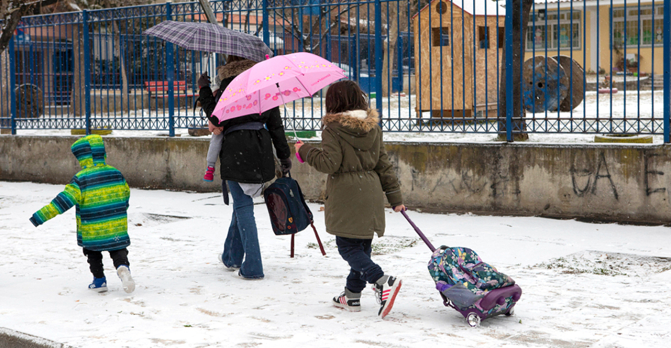 ΒΙΝΤΕΟ: Ισχυρό κύμα ψύχους με χιόνια και πορτοκαλί προειδοποίηση στην Ελλάδα