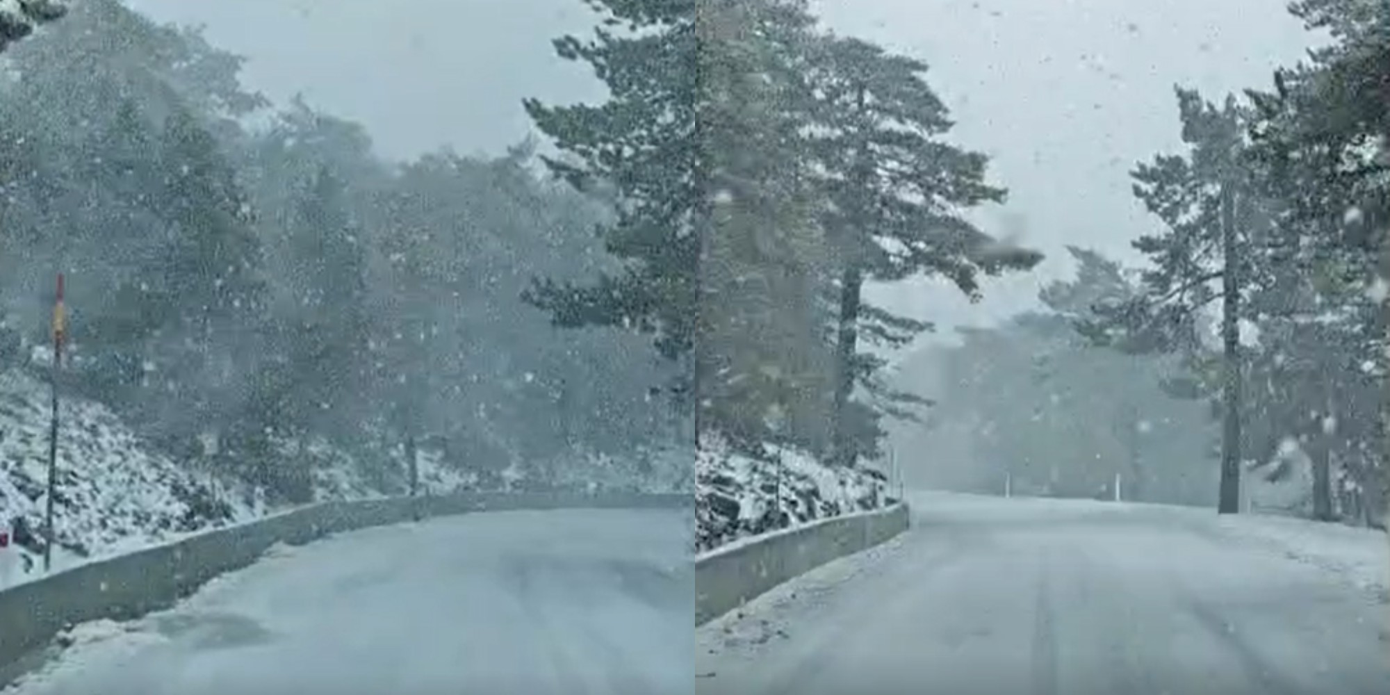 LIVE ΒΙΝΤΕΟ: Ντύνεται στα λευκά το Τροόδος