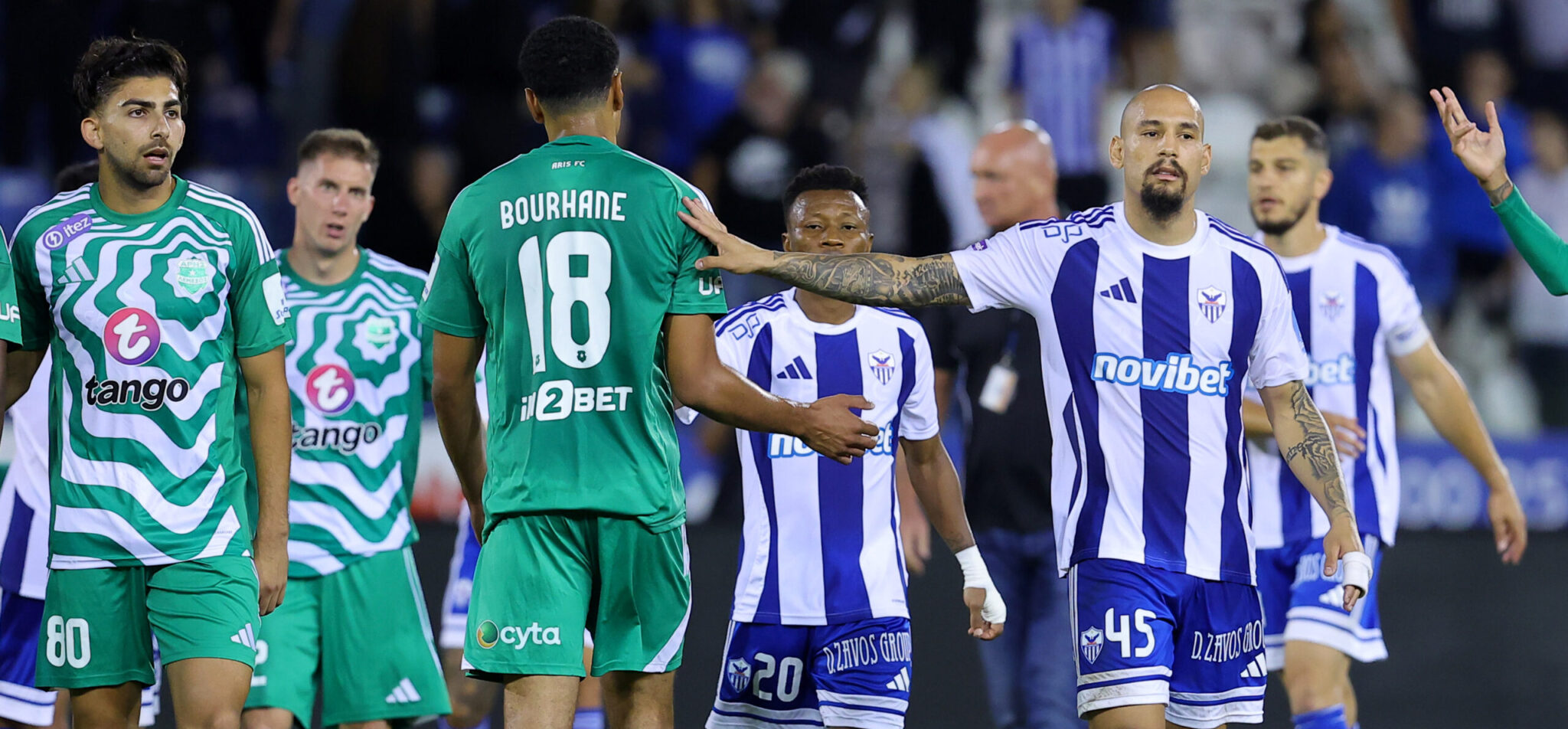 Οι ενδεκάδες στο Άρης-Ανόρθωση