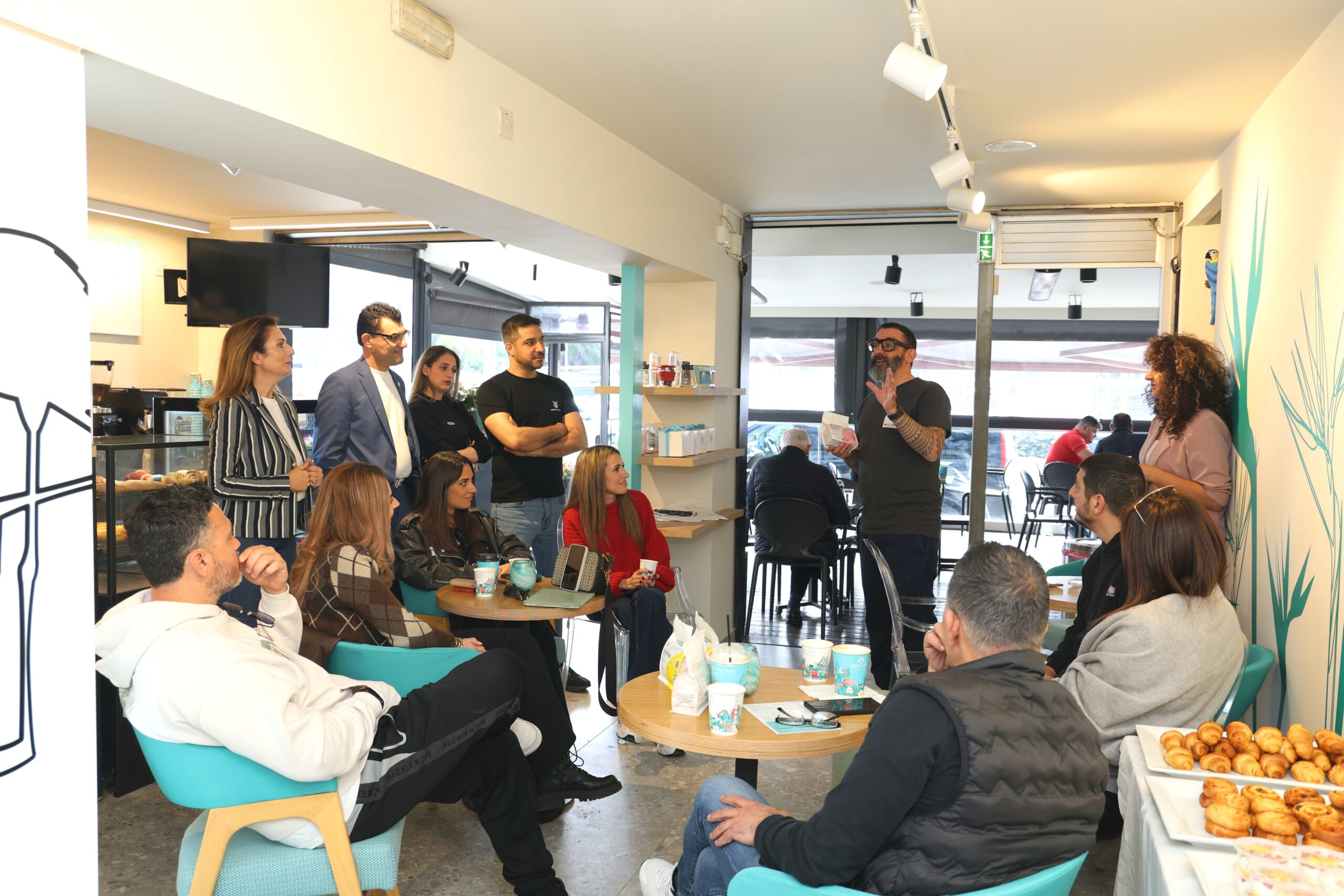 &Mu;&epsilon; ά&rho;&omega;&mu;&alpha; &Iota;&tau;&alpha;&lambda;ί&alpha;&sigmaf; &tau;&omicron; media coffee tasting brunch &tau;&omicron;&upsilon; Pianta Caf&eacut