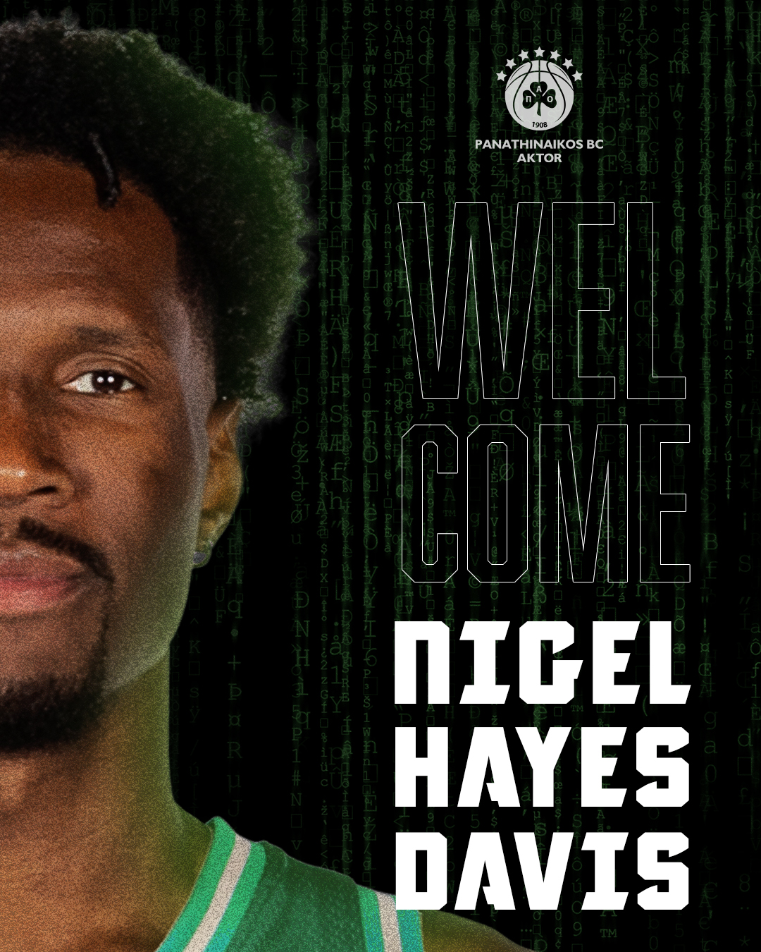 Επίσημο το «μπαμ»: Στον Παναθηναϊκό μέχρι το 2028 ο Χέις-Ντέιβις