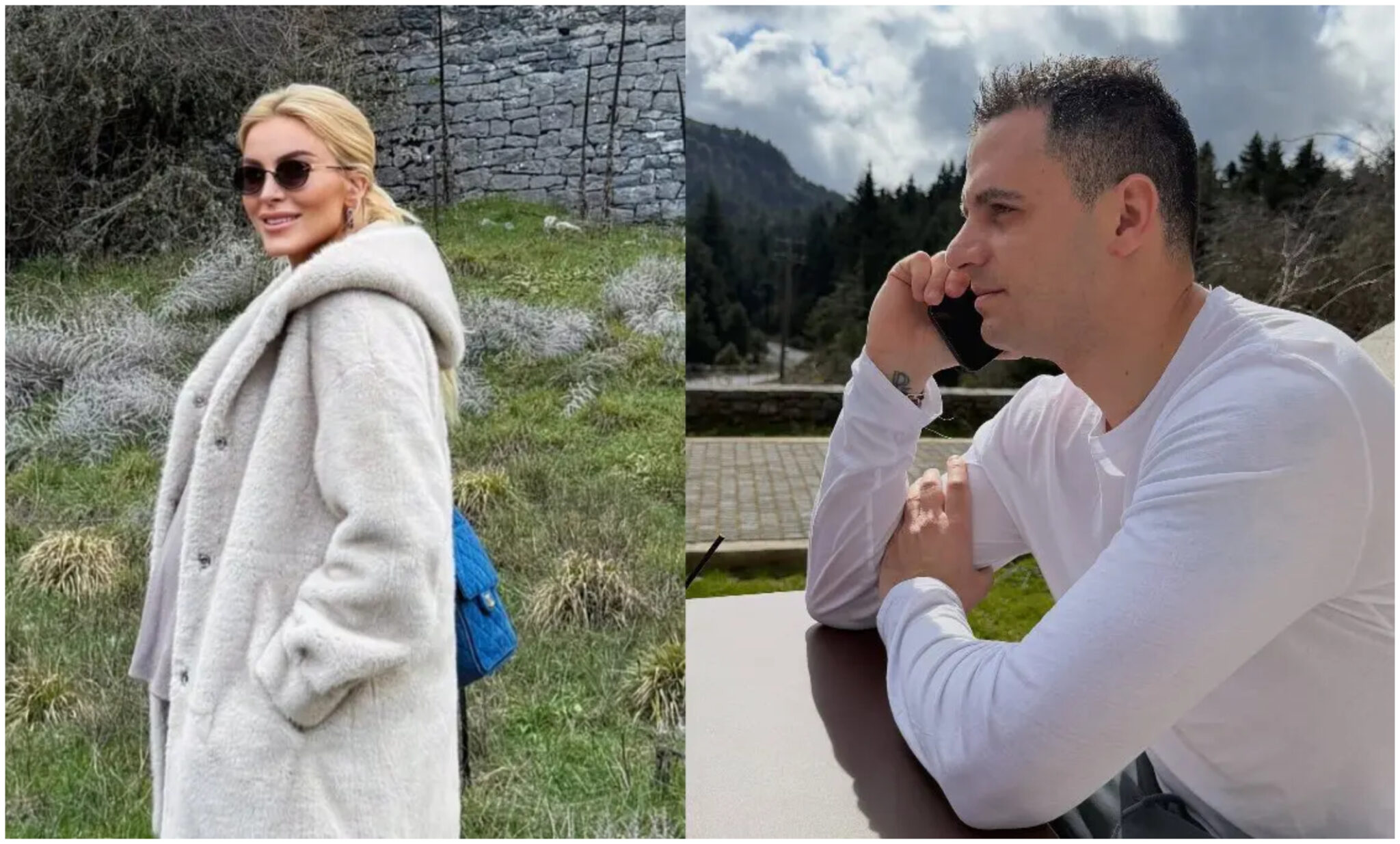 Καινούργιου & Κουτσουμπής: Ρομαντικό τριήμερο στο Μαίναλο Αρκαδίας (ΦΩΤΟ)