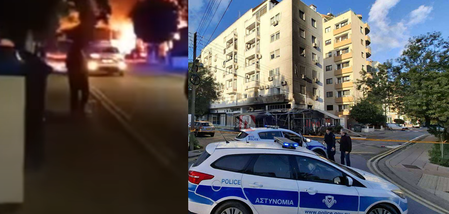 ΒΙΝΤΕΟ: Η στιγμή που το εστιατόριο στη Λευκωσία τυλίγεται στις φλόγες