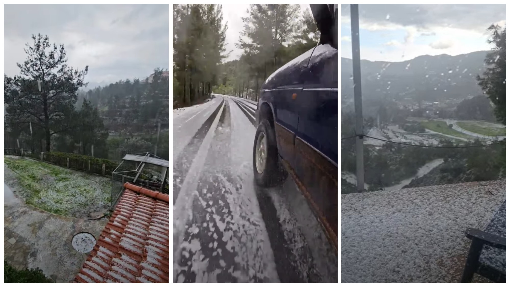 Χαλάζι και καταιγίδες: Έντονα καιρικά φαινόμενα σε αρκετές περιοχές της Κύπρου (ΒΙΝΤΕΟ)