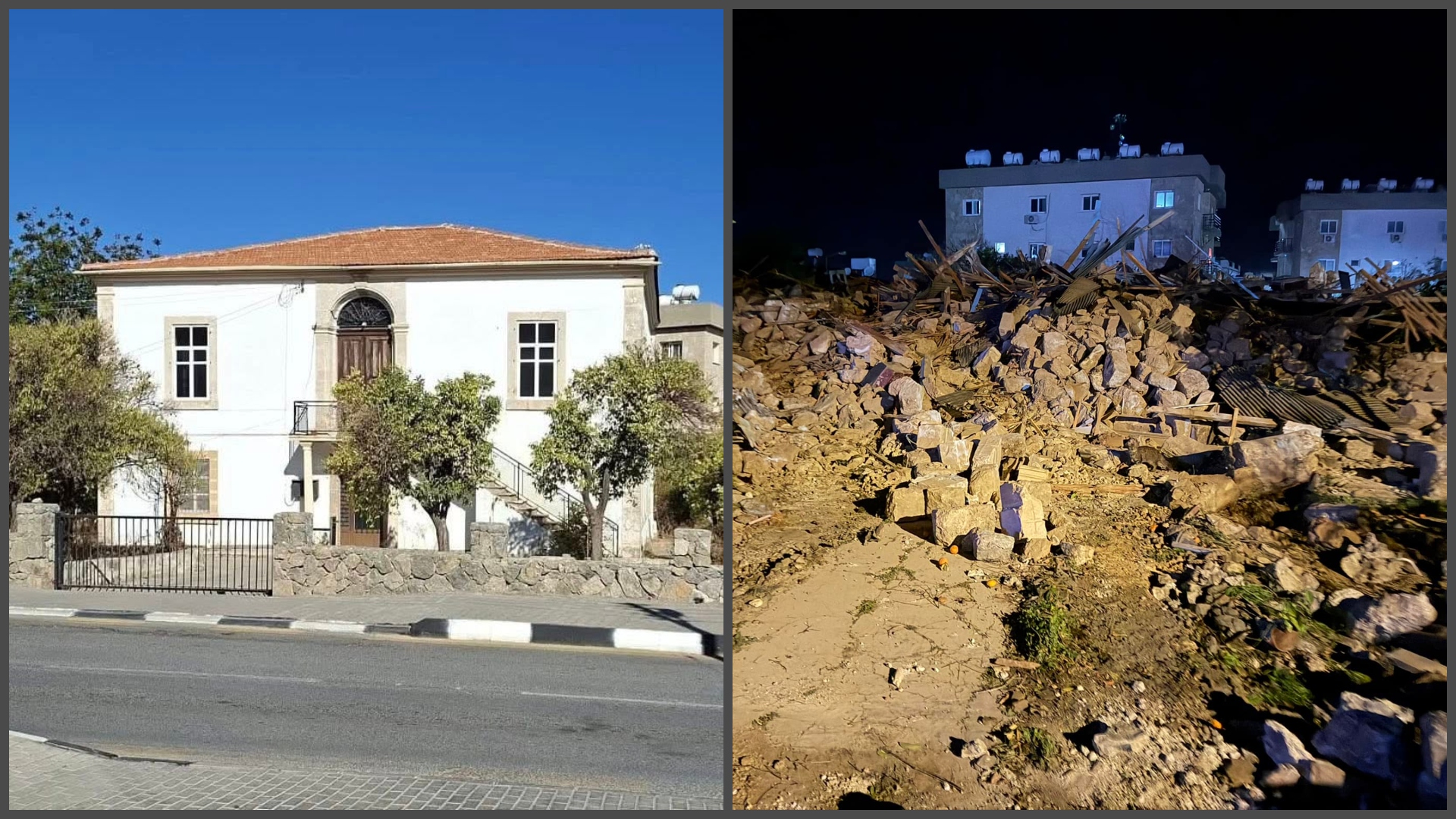 Οργή και αγανάκτηση: Κατεδάφισαν παράνομα αρχοντικό 125 ετών στον κατεχόμενο Καραβά