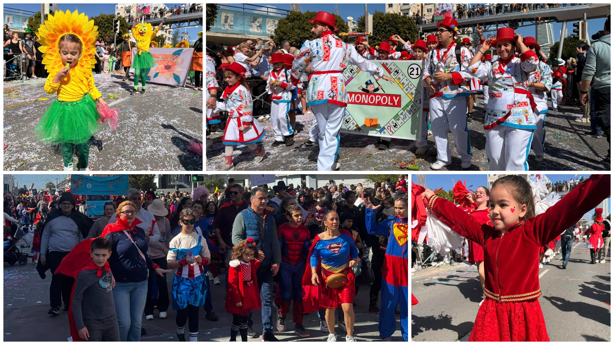 Γλέντι και χορός: Ρυθμοί καρναβαλιού σε Λεμεσό και Αγλαντζιά (ΒΙΝΤΕΟ & ΦΩΤΟ)