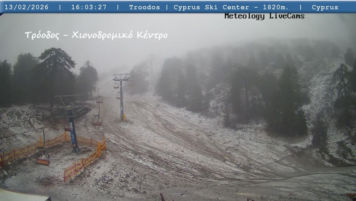 Το «έστρωσε» ξανά στο Τρόοδος: Δείτε εικόνα από το Χιονοδρομικό Κέντρο