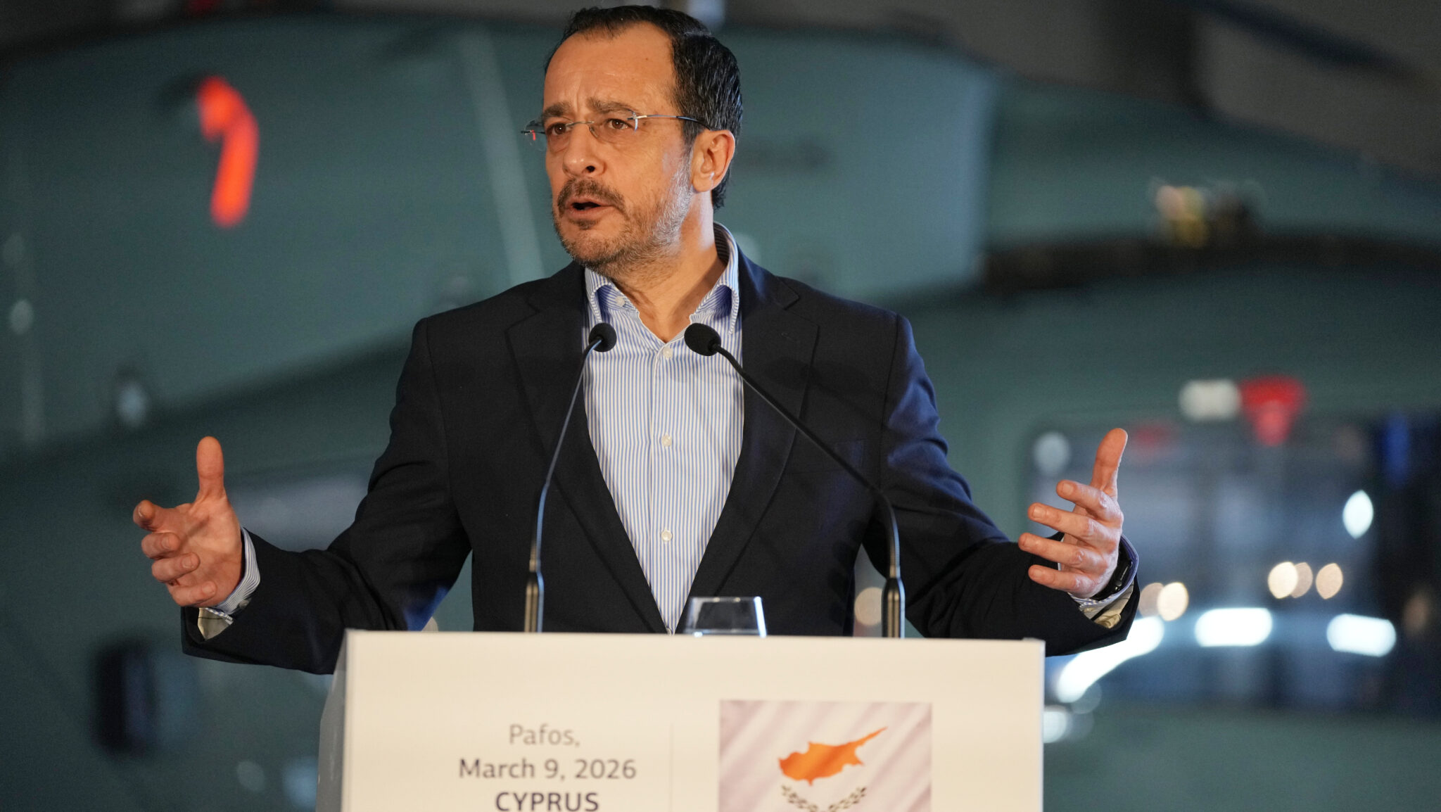 Ξεκάθαρο μήνυμα Χριστοδουλίδη: «Δεν εμπλεκόμαστε σε στρατιωτικές επιχειρήσεις», το ευχαριστώ σε Μητσοτάκη και Μακρόν