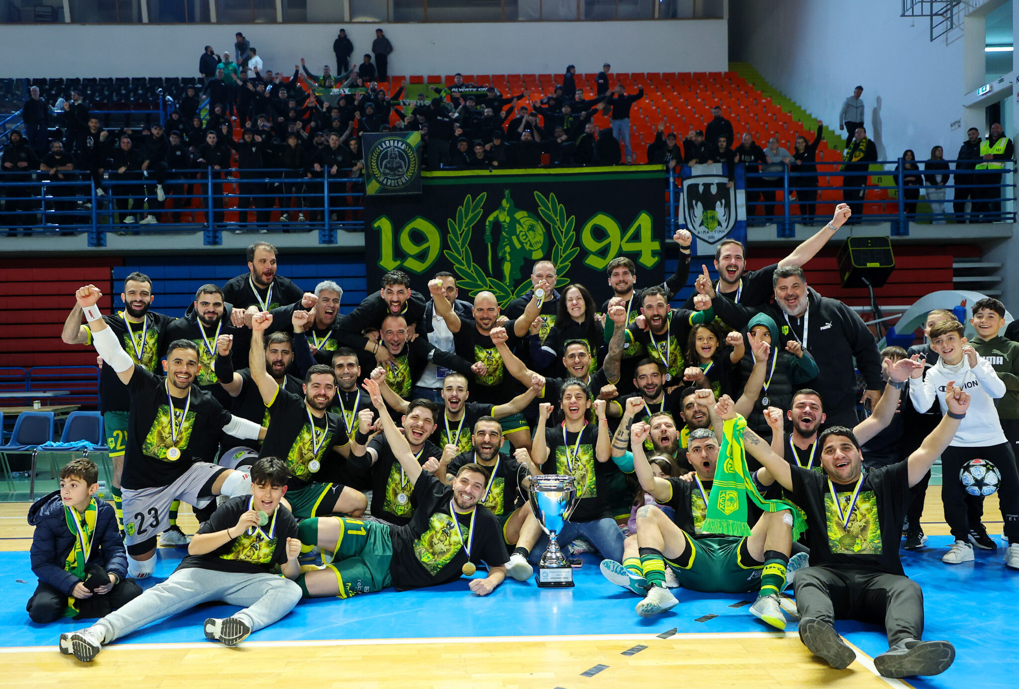 «Λύγισε» τον Απόλλωνα με υπογραφή… Στυλιανού και κατέκτησε το Κύπελλο Futsal η ΑΕΚ