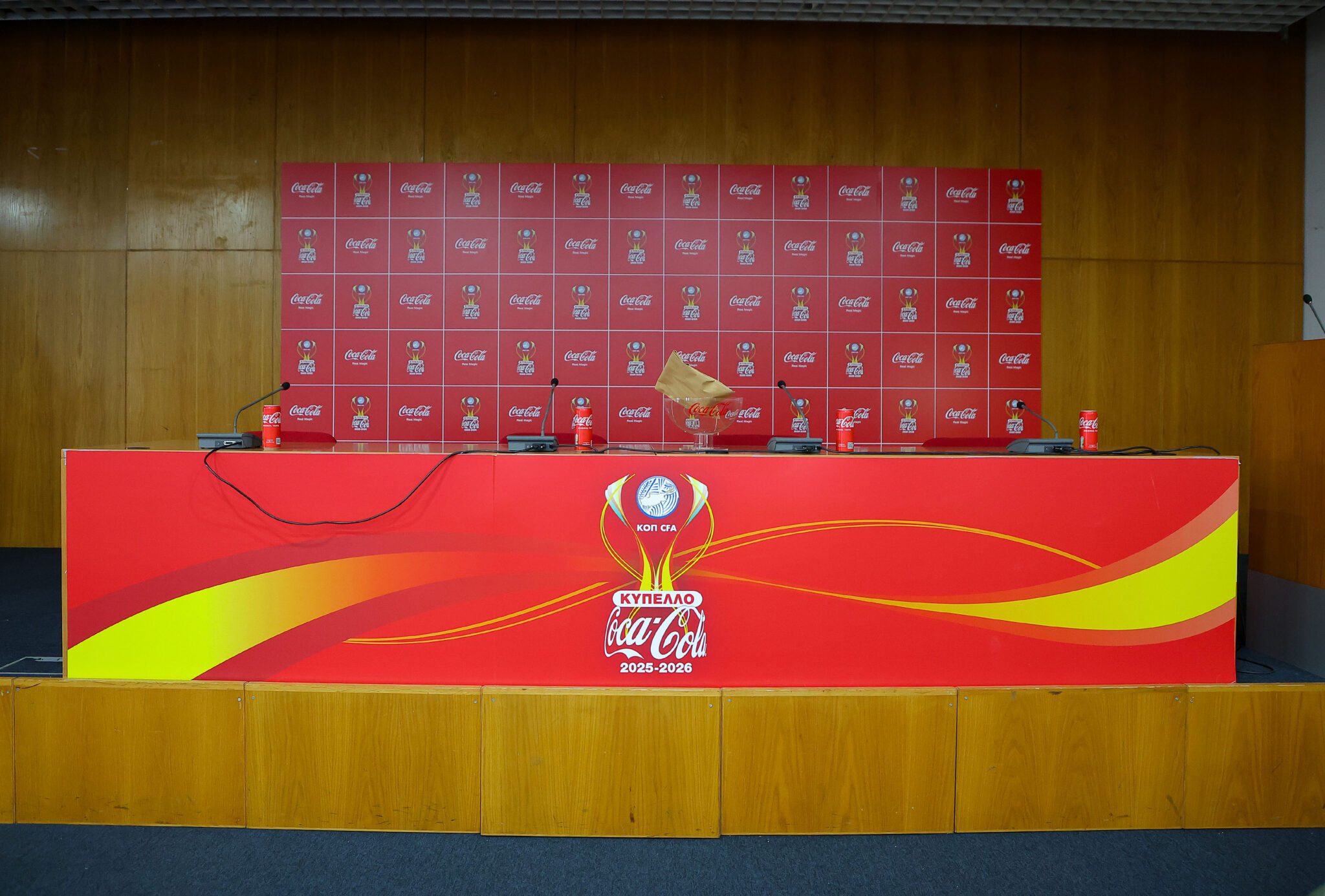 Live: Η κλήρωση των ημιτελικών του Κυπέλλου Coca-Cola