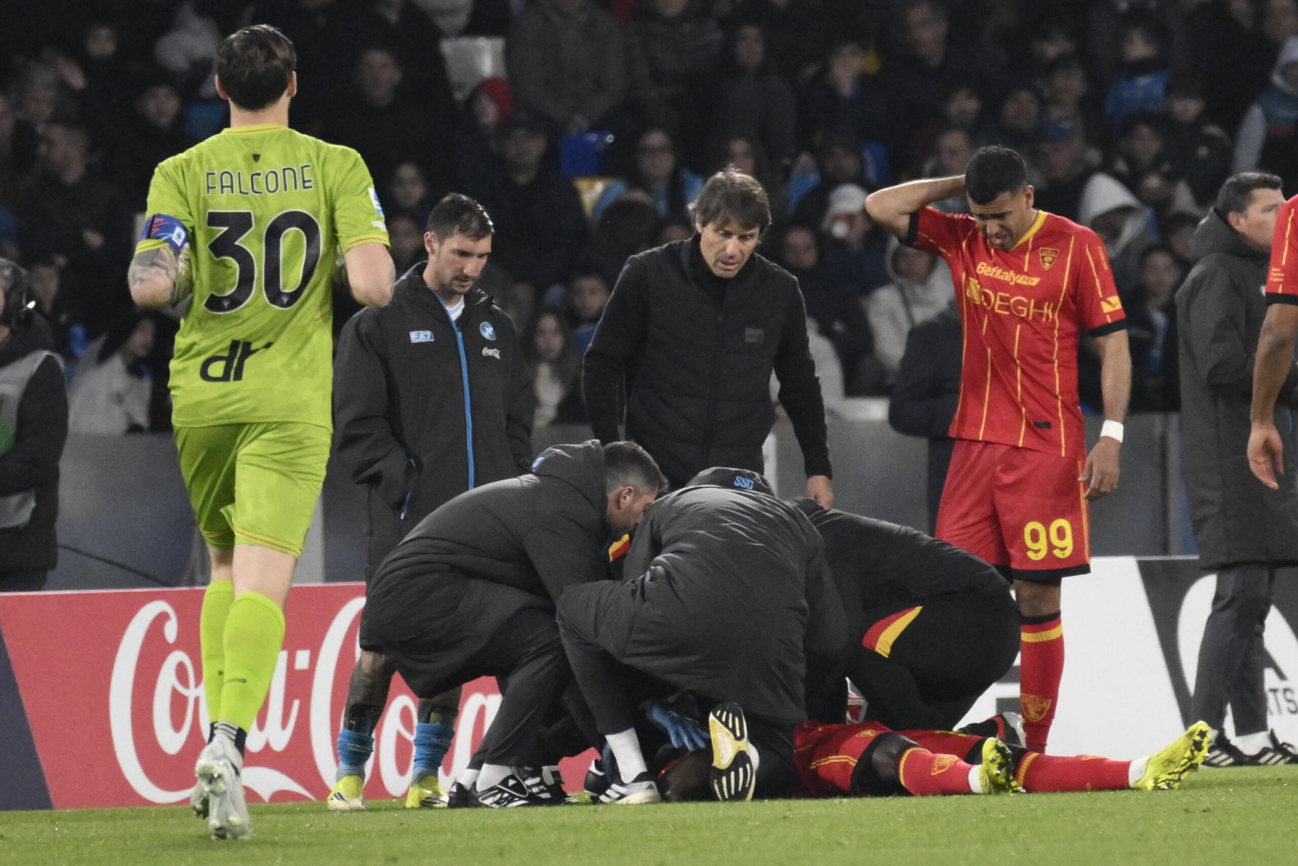 Καθησυχαστικά τα νέα για τον Μπαντά που κατέρρευσε στο Νάπολι-Λέτσε