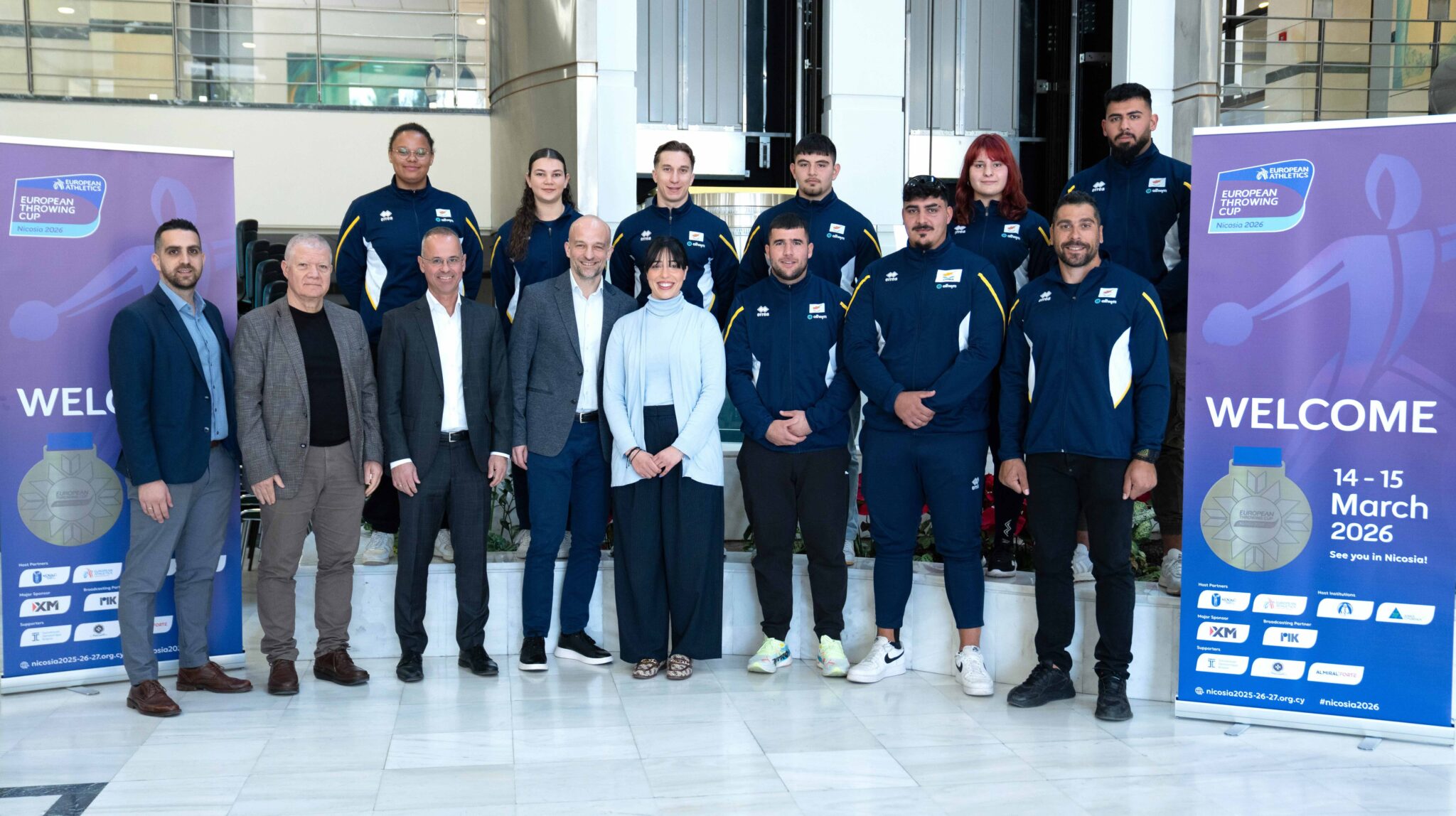 300 αθλητές από 35 χώρες στη Λευκωσία για το Ευρωπαϊκό Κύπελλο Ρίψεων