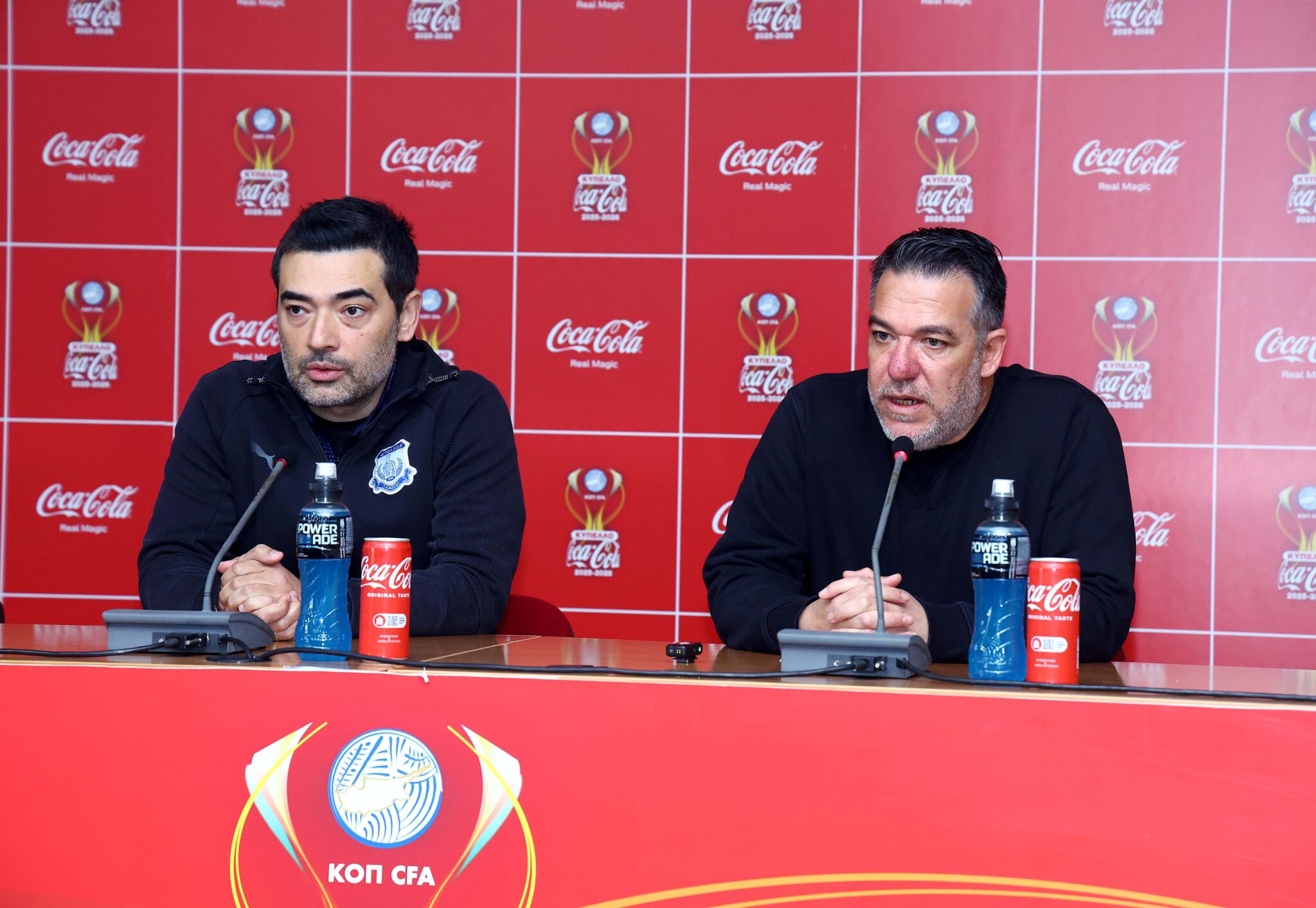 Οι πρώτες αντιδράσεις των ομάδων μετά την κλήρωση των ημιτελικών του Κυπέλλου Coca-Cola