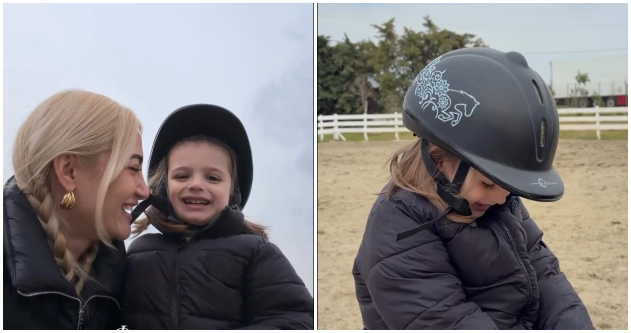 Ιωάννα Τούνη: Ο μικρός Πάρης ξεκίνησε ιππασία και είναι αξιολάτρευτος! (BINTEO)