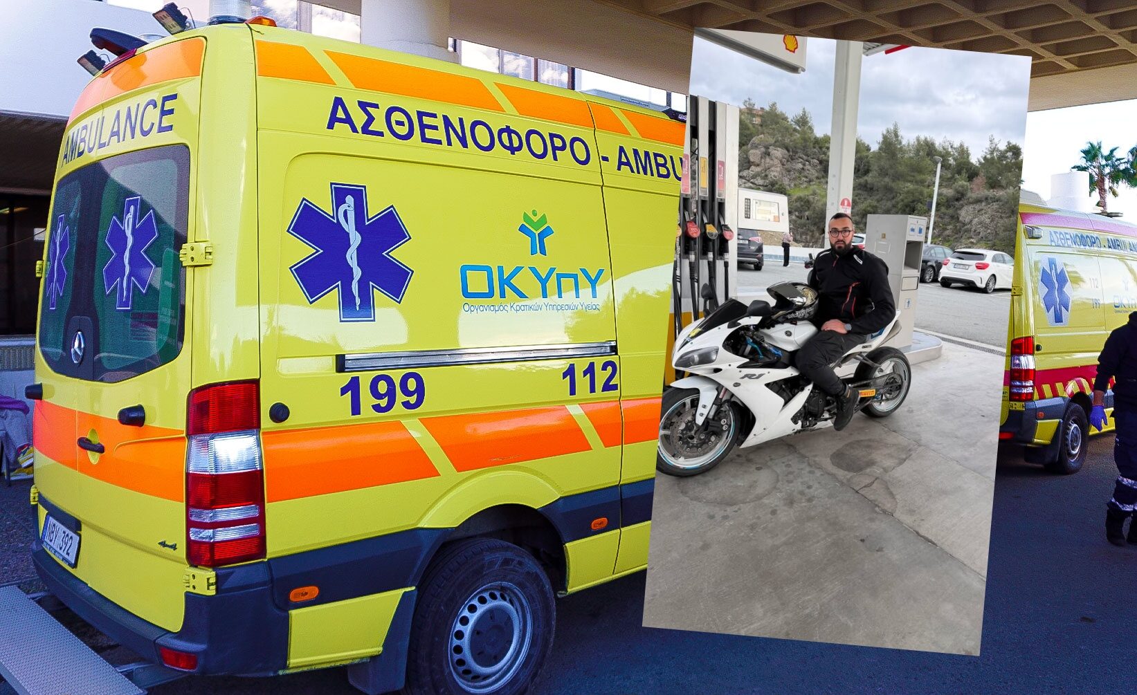 Το ευχαριστώ ΟΚΥΠΥ στον Γιώργο: «Άνοιγε» δρόμο με τη μοτοσικλέτα του σε ασθενοφόρο που μετέφερε παιδάκι