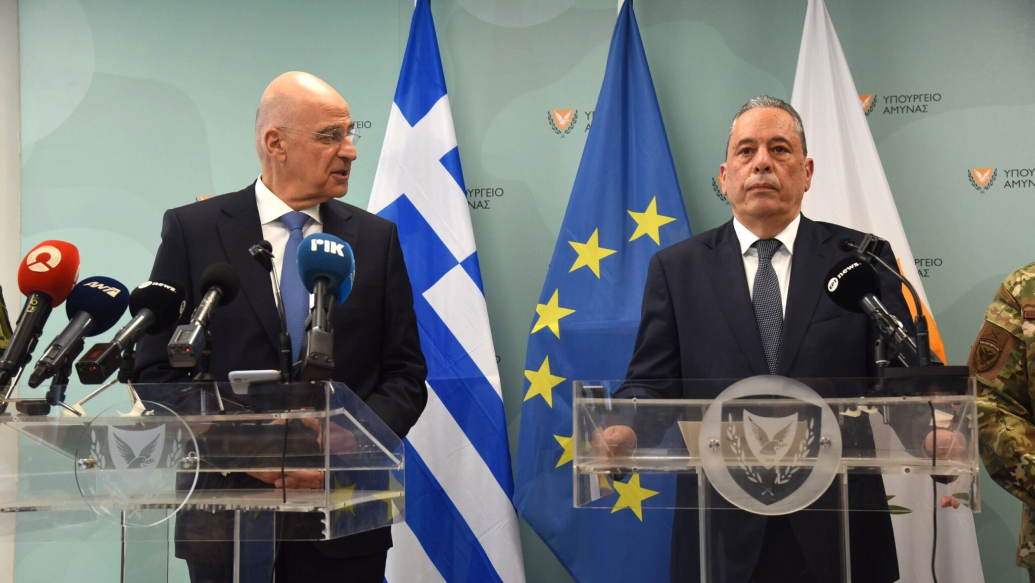 «Η Κύπρος κείται πλησίον»: Με αναφορές σε Αυξεντίου και Κίμωνα η συνάντηση Δένδια-Πάλμα