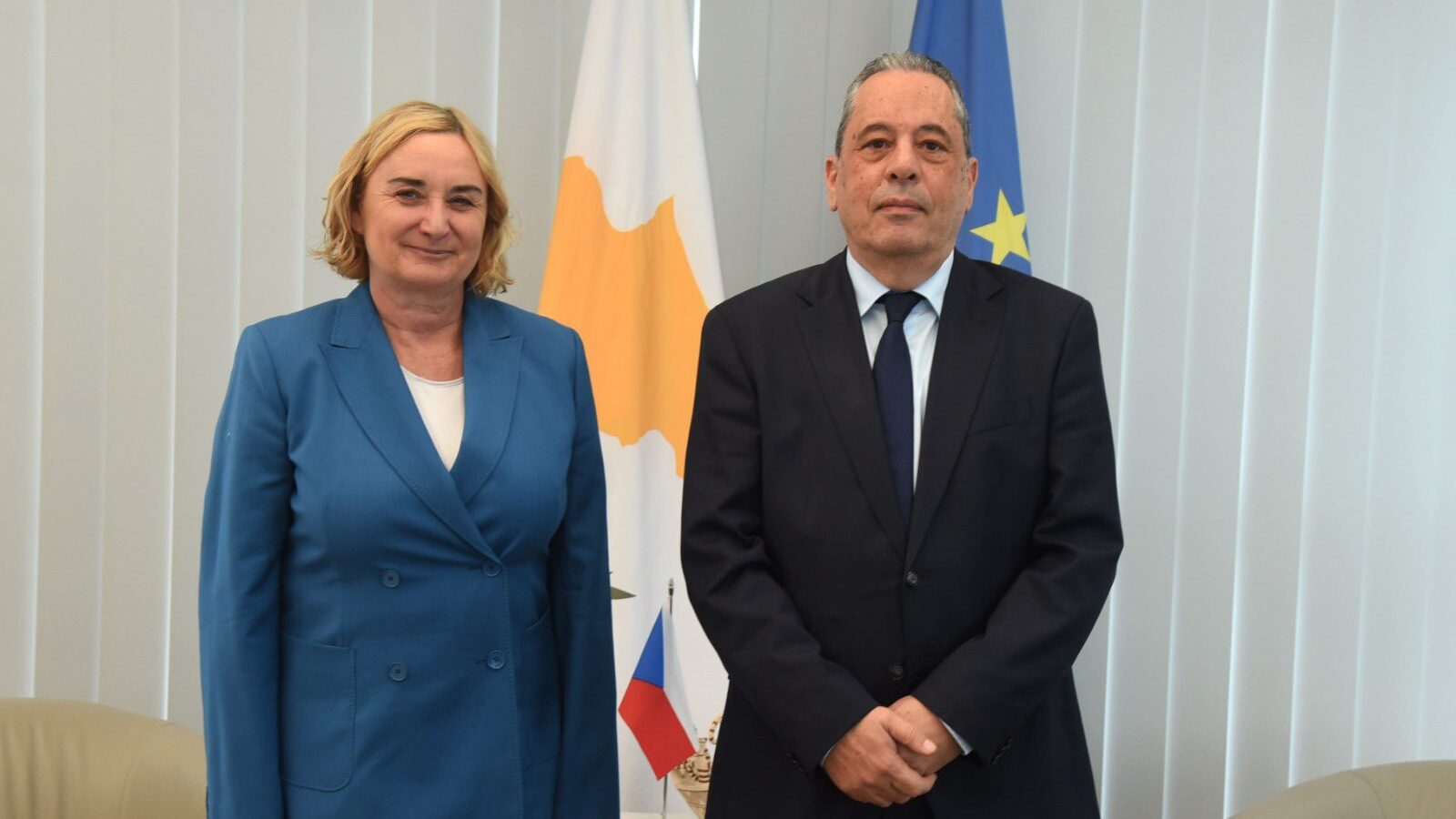 Είδε τη νέα Πρέσβη της Ισπανίας ο Πάλμας, την ευχαρίστησε για τη φρεγάτα