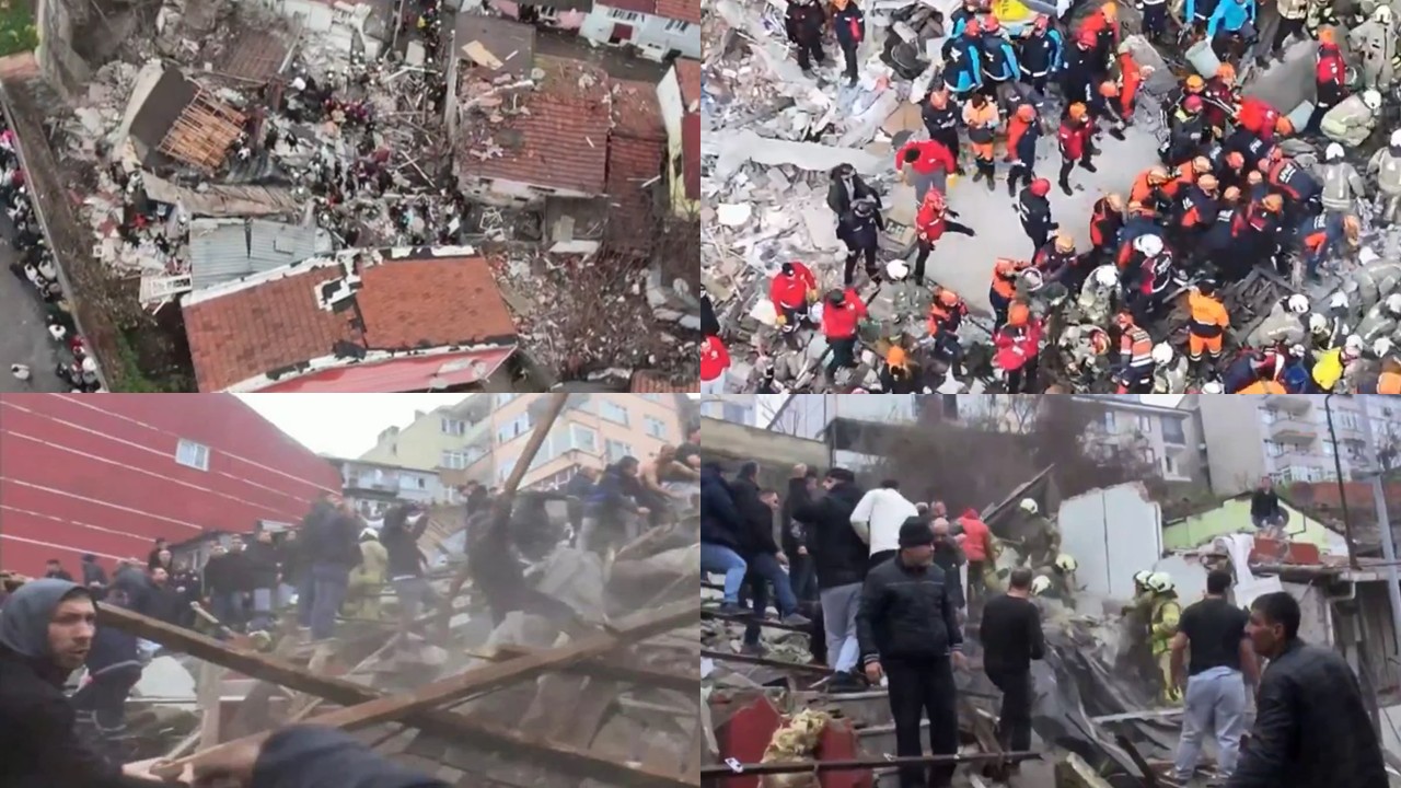 ΒΙΝΤΕΟ: Έκρηξη φυσικού αερίου «βλέπουν» οι Αρχές πίσω από την κατάρρευση κτιρίων στην Κωνσταντινούπολη