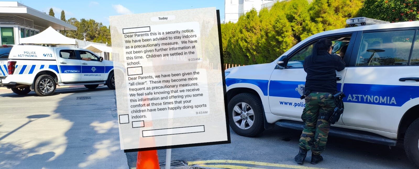 «Να μείνουμε σε εσωτερικούς χώρους»: Ιδού το μήνυμα που σήμανε συναγερμό στο νηπιαγωγείο κοντά στην Πρεσβεία των ΗΠΑ