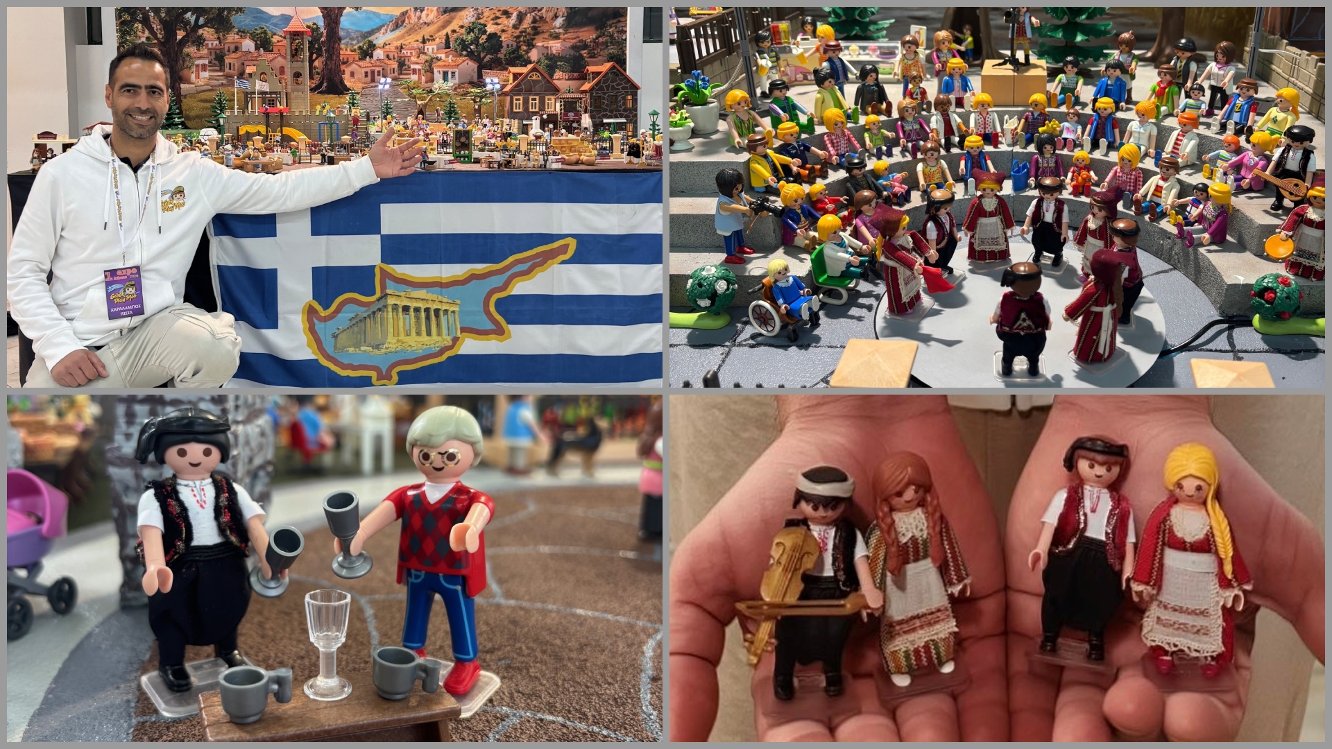 ΦΩΤΟ: Όταν τα διάσημα Playmobil φόρεσαν την κυπριακή φορεσιά κι έφτιαξαν χαλούμι και τραχανά