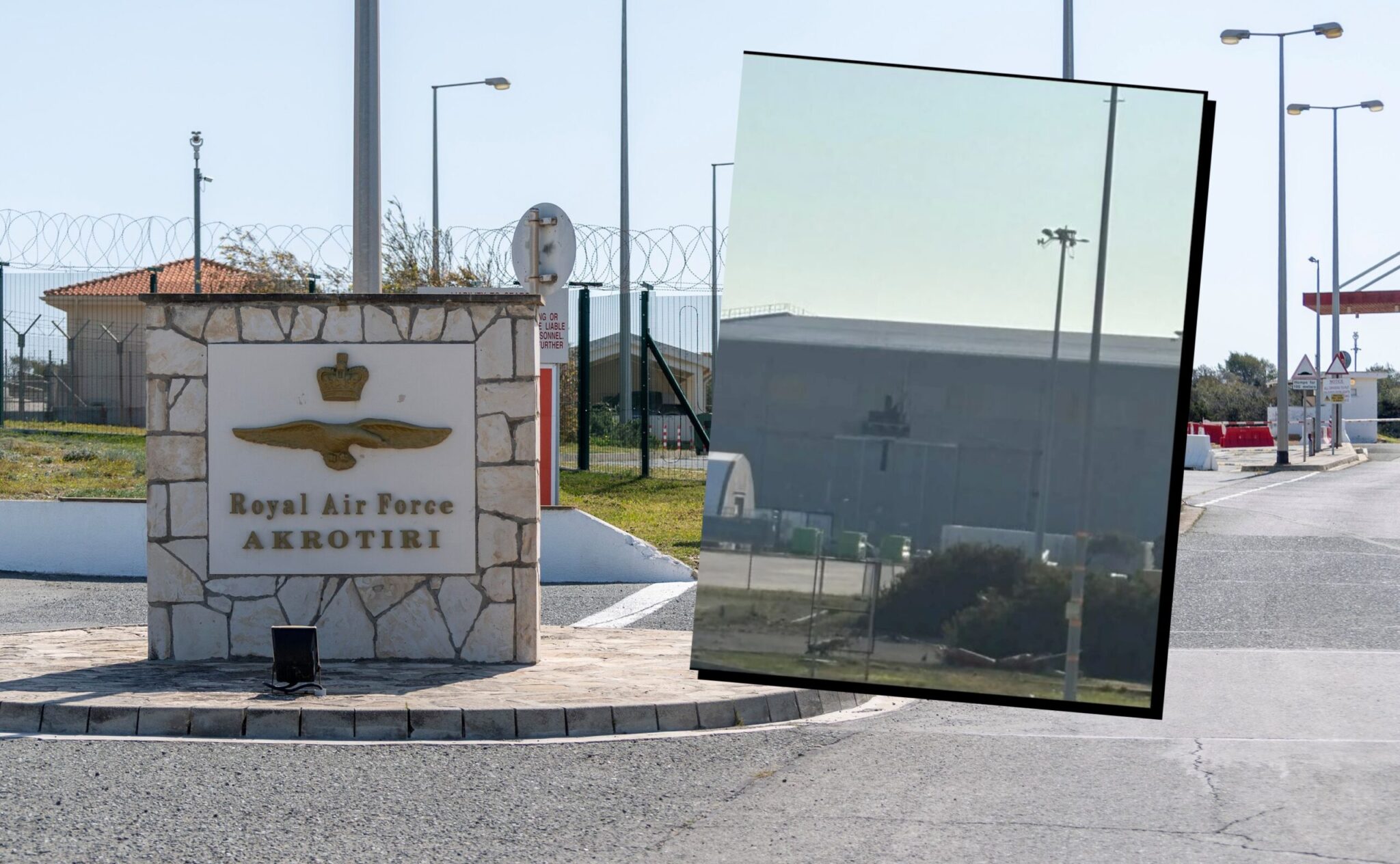 ΦΩΤΟ: Ιδού τι προκάλεσε το «Shahed» στο υπόστεγο των Βρετανικών Βάσεων Ακρωτηρίου