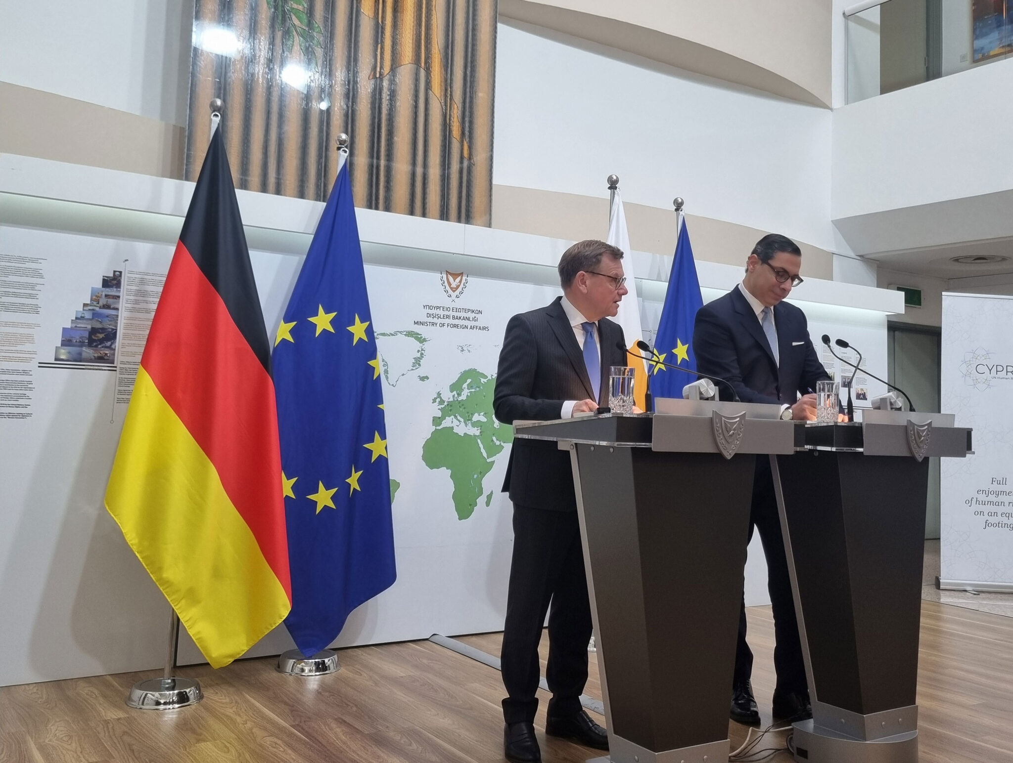 Γερμανός ΥΠΕΞ: Αν η Κύπρος μας χρειαστεί, θα είμαστε παρόντες