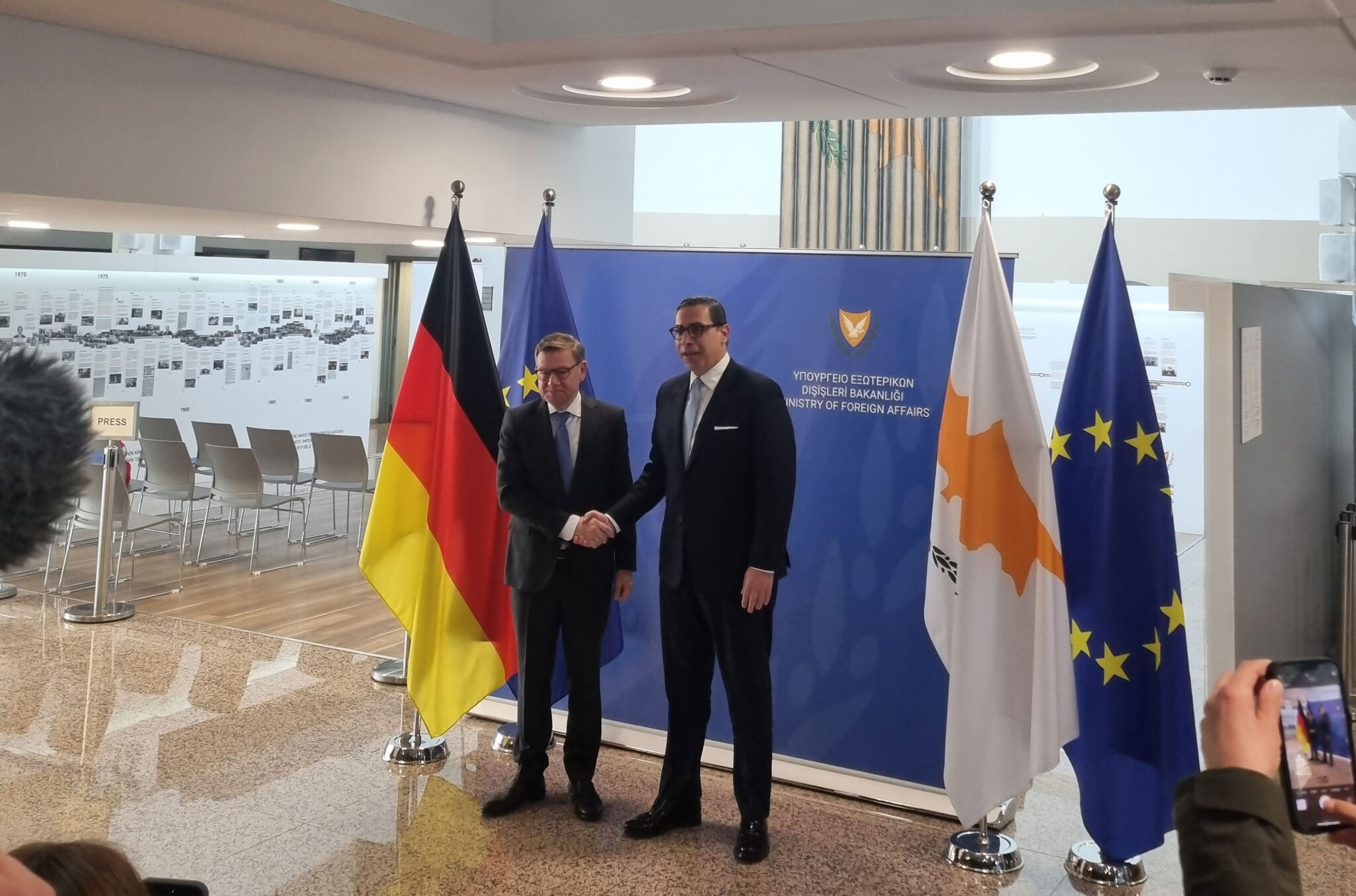 «Καλό φίλο κι εταίρο με ίδιες αξίες» χαρακτήρισε την Κύπρο ο ΥΠΕΞ της Γερμανίας