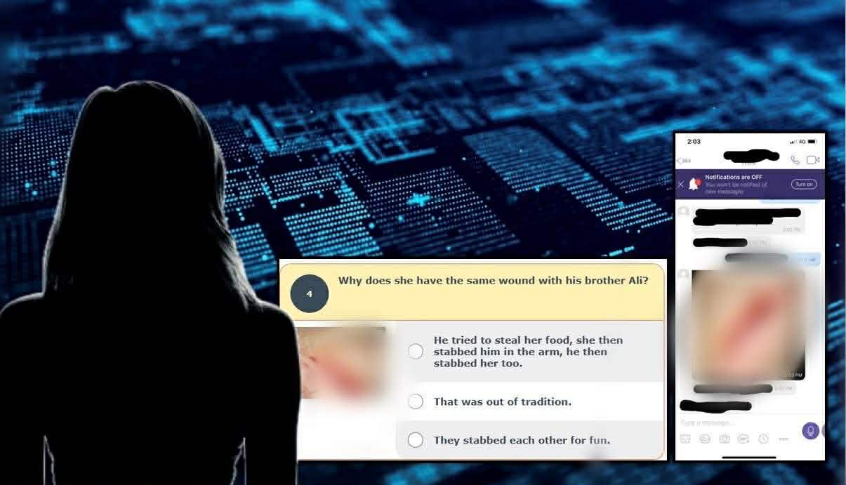 Αποκαλυπτικό: Σε ιστοσελίδα με test, η φωτογραφία του φερόμενου «μαχαιρώματος» της Σάντυ