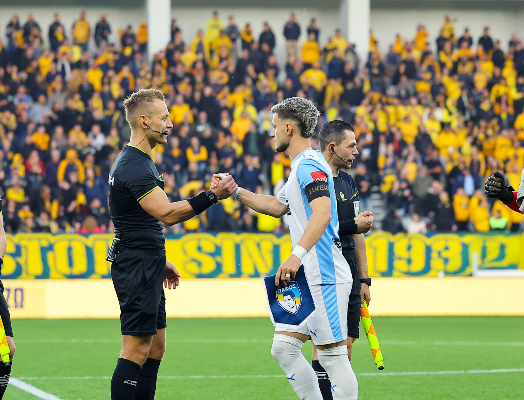 Φόρεσε μαύρο περιβραχιόνιο προς τιμήν του Μιρτσέα Λουτσέσκου ο Ντράγκομιρ