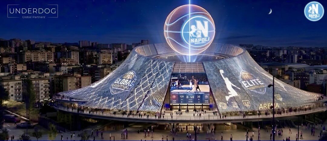 Έτοιμη για Euroleague: Η Νάπολι χτίζει τον «Βεζούβιο», την αρένα που αλλάζει τον χάρτη του ευρωπαϊκού μπάσκετ