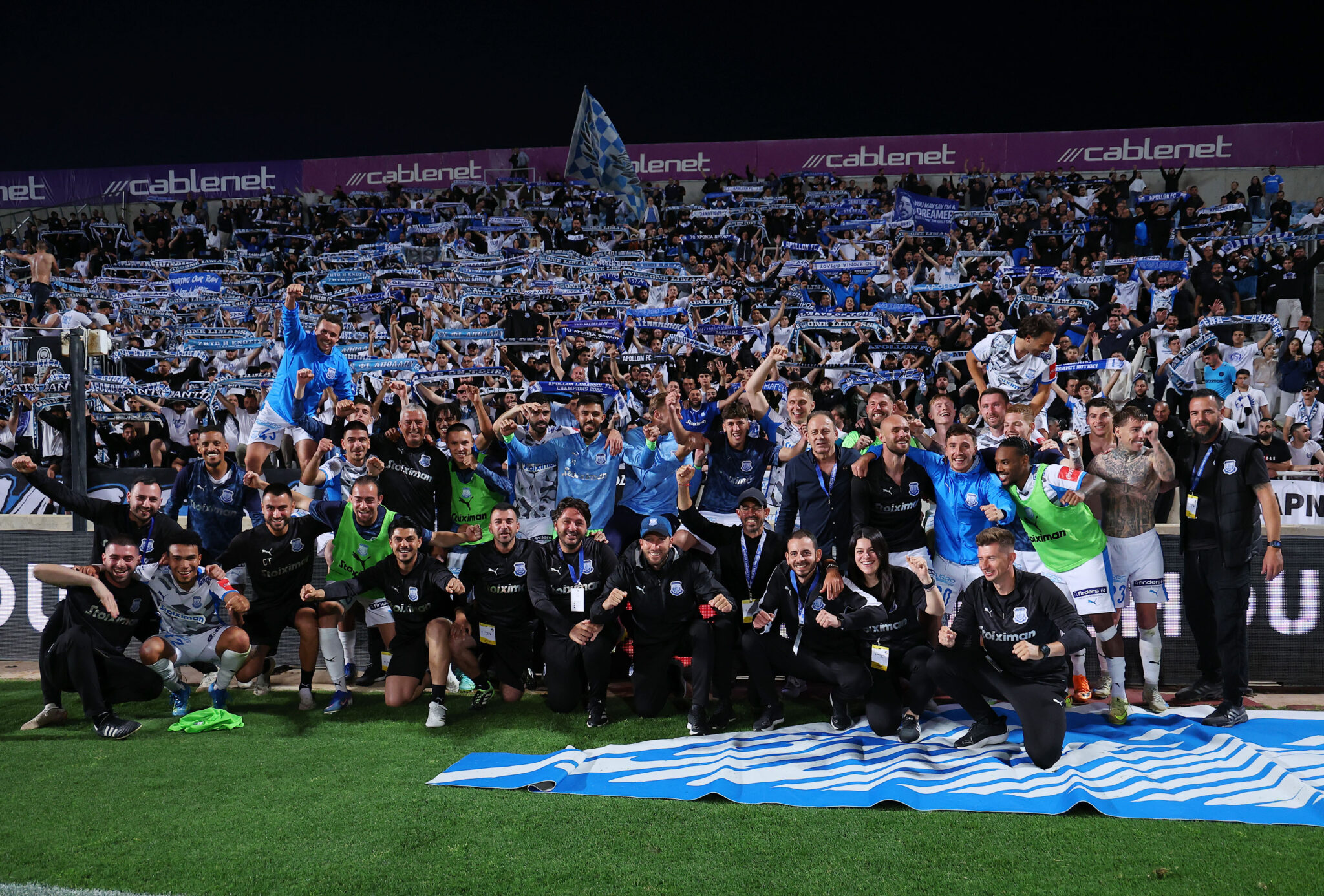 Οι πανηγυρισμοί από πλευράς Απόλλωνα για την πρόκριση στον τελικό (ΦΩΤΟ)