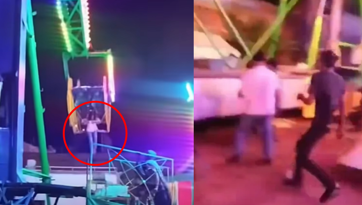 Παραλίγο τραγωδία σε λούνα παρκ στο Μεξικό: Γυναίκα εκτινάχθηκε από παιχνίδι, την έπιασε άνδρας στον αέρα (ΒΙΝΤΕΟ)