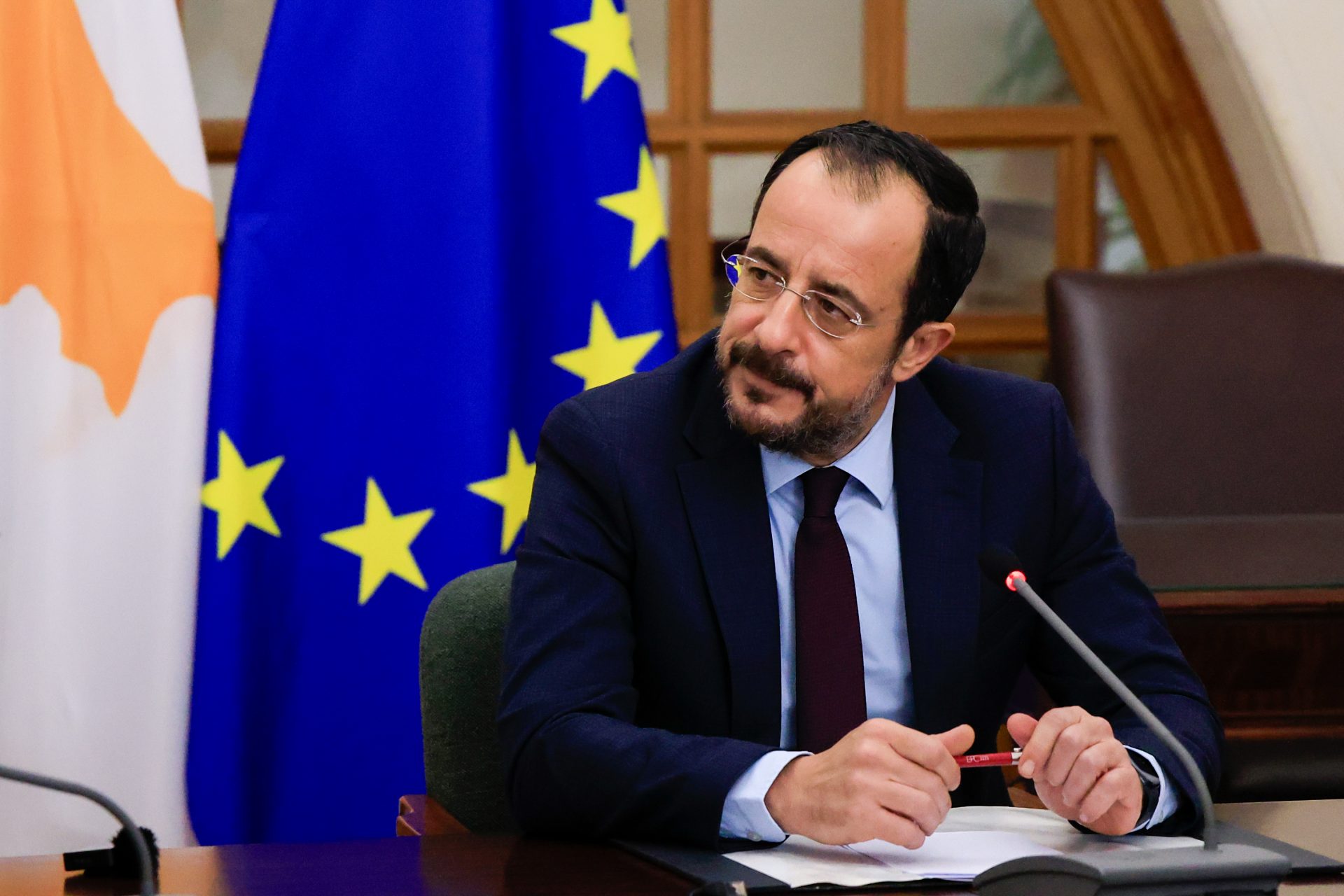 Κυπριακό και παραβιάσεις στη Νεκρή Ζώνη συζητούν Χριστοδουλίδης-Λακρουά