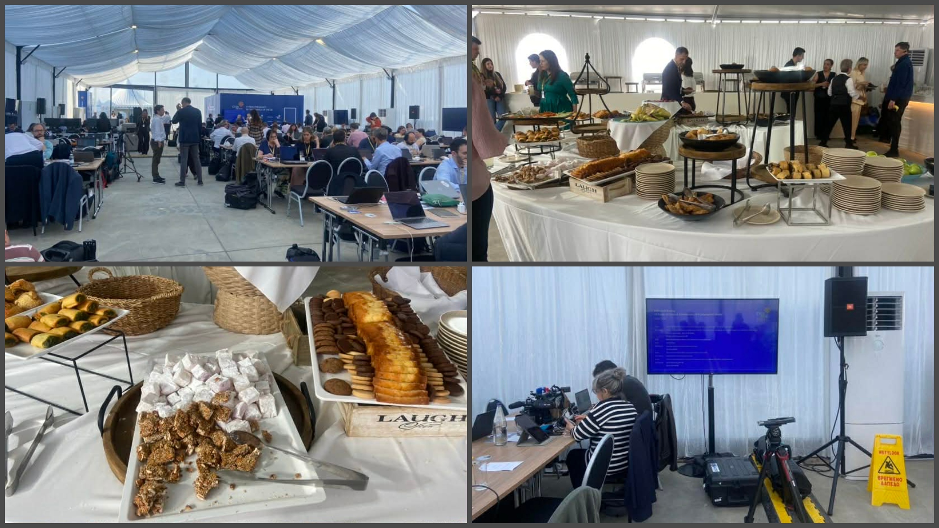 Από παστελλάκια… μέχρι «δάκτυλα»! Τι συμβαίνει στο Κέντρο Τύπου στη Μαρίνα Αγίας Νάπας