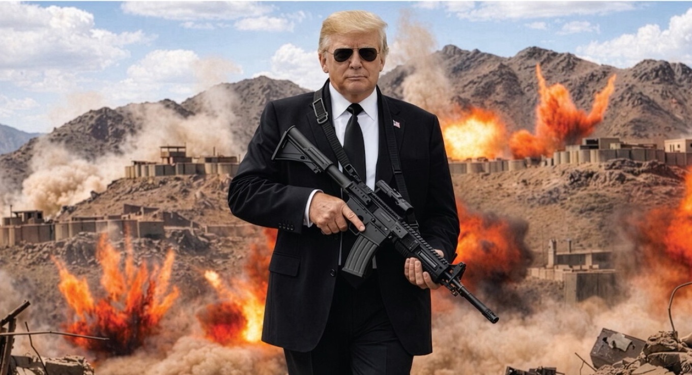 «Τέρμα το καλό παιδί!»: Ο Τραμπ με πολεμική φωτογραφία απειλεί ξανά το Ιράν