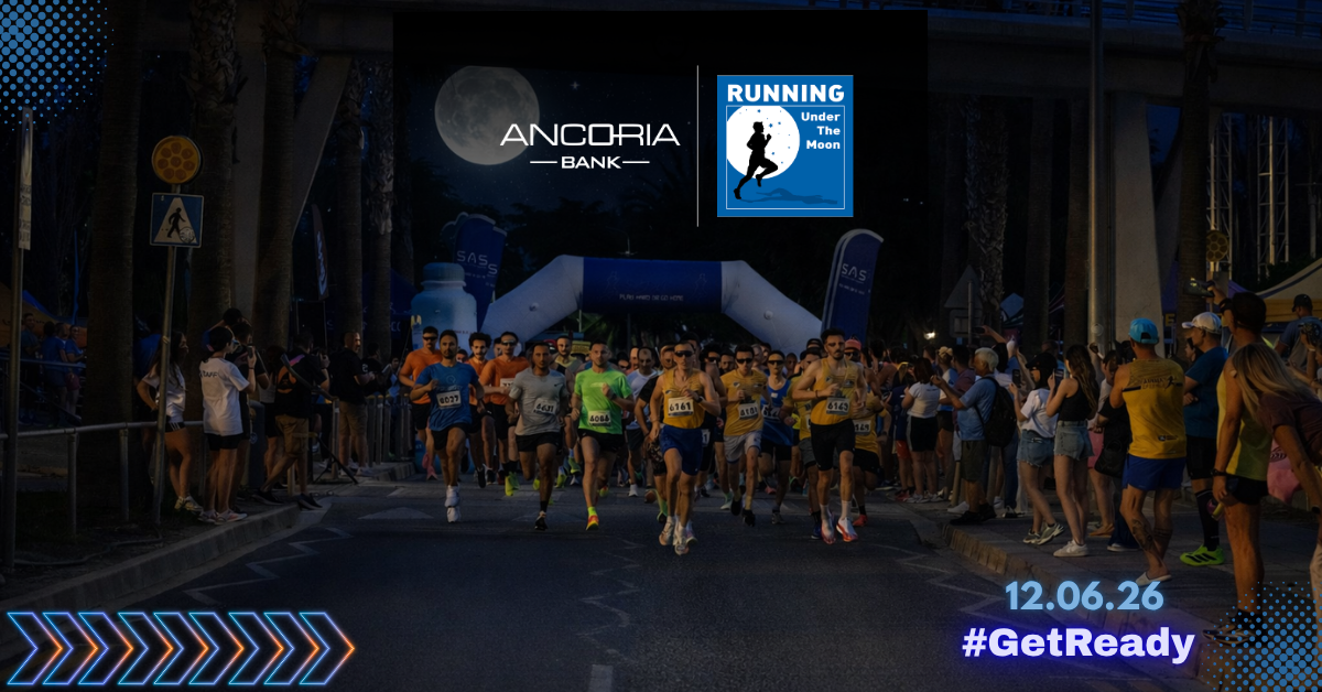 Ancoria Bank Running Under The Moon®: Το καθιερωμένο νυχτερινό running event επιστρέφει