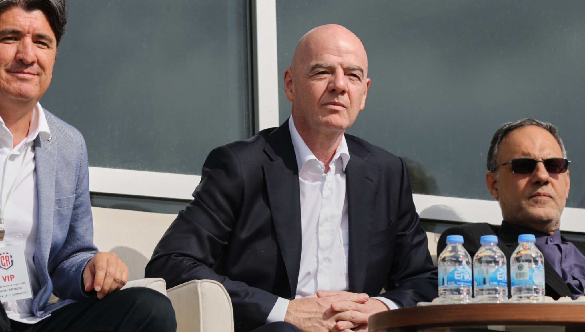 Η χειραψία ανάμεσα σε Ισραήλ και Παλαιστίνη που επιχείρησε ο Ινφαντίνο και κατέληξε σε φιάσκο (ΒΙΝΤΕΟ)