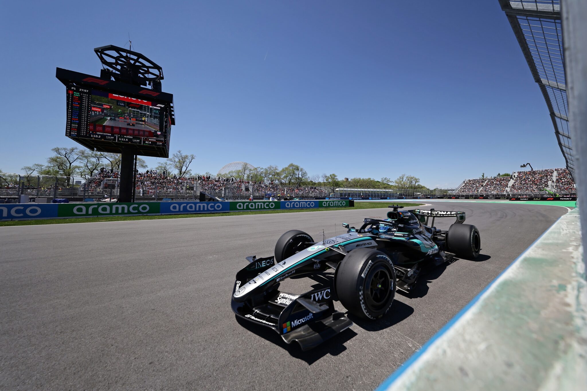 Κυρίαρχη Mercedes με 1-2 στις κατατακτήριες Sprint του Μόντρεαλ