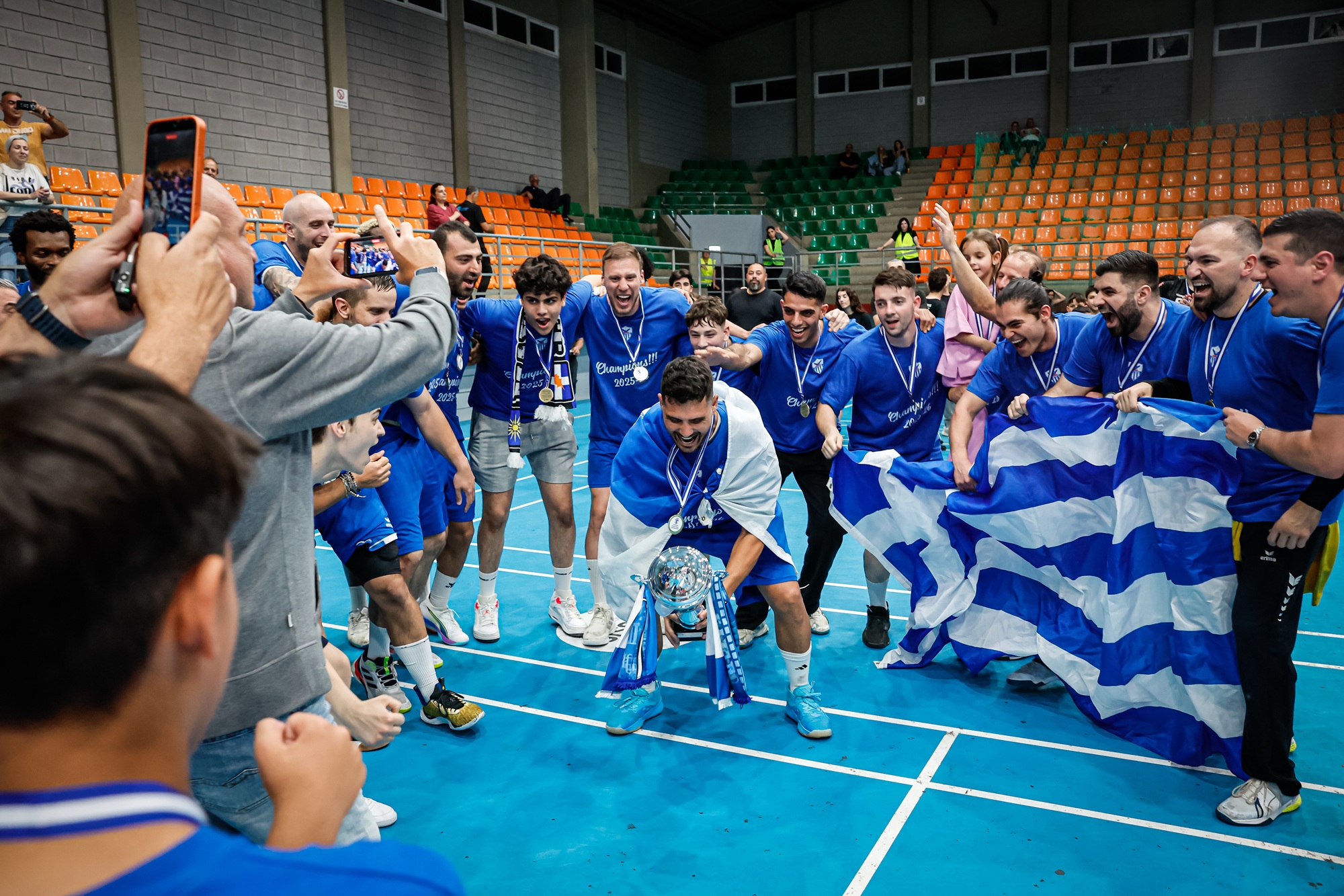 Πρωταθλήτρια Allwyn Ανδρών στο Χάντμπολ για έκτη σερί χρονιά η Sabbianco Ανόρθωση