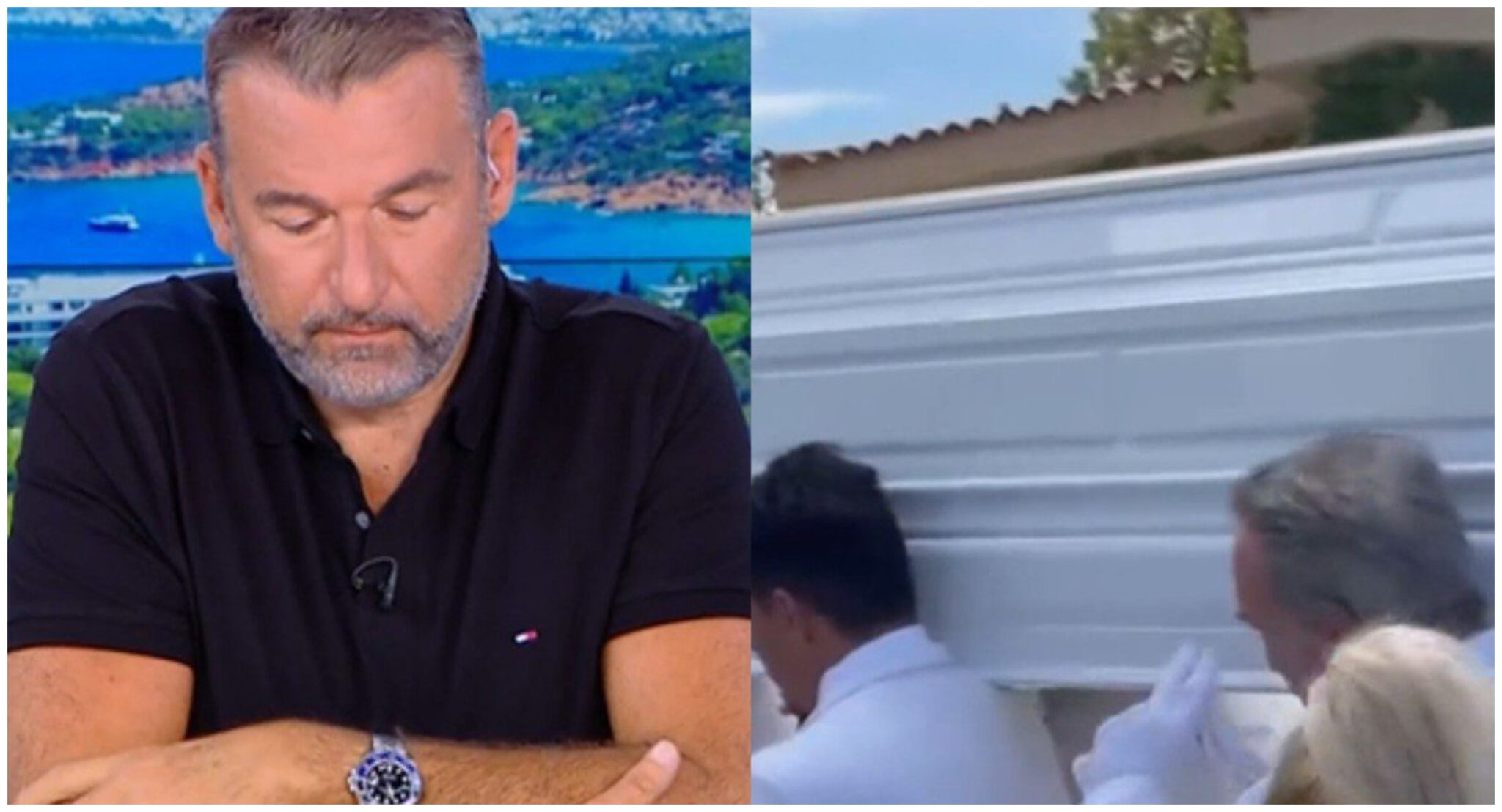Κηδεία Μαστροκώστα: «Λύγισε» on air ο Γιώργος Λιάγκας όταν είδε το φέρετρό της