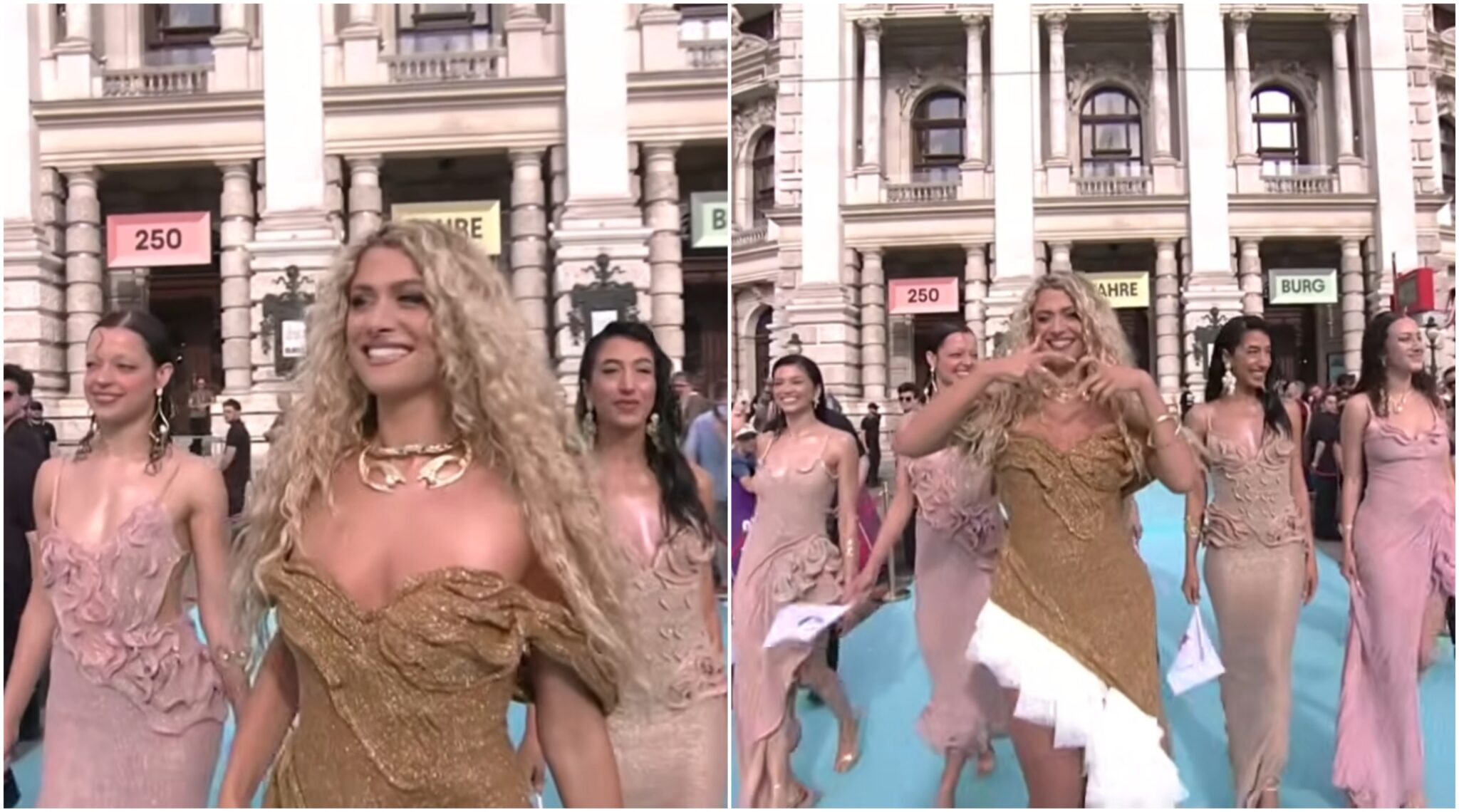 Antigoni: Η εμφάνιση με άρωμα Κύπρου στο turquoise carpet της Eurovision (ΒΙΝΤΕΟ)