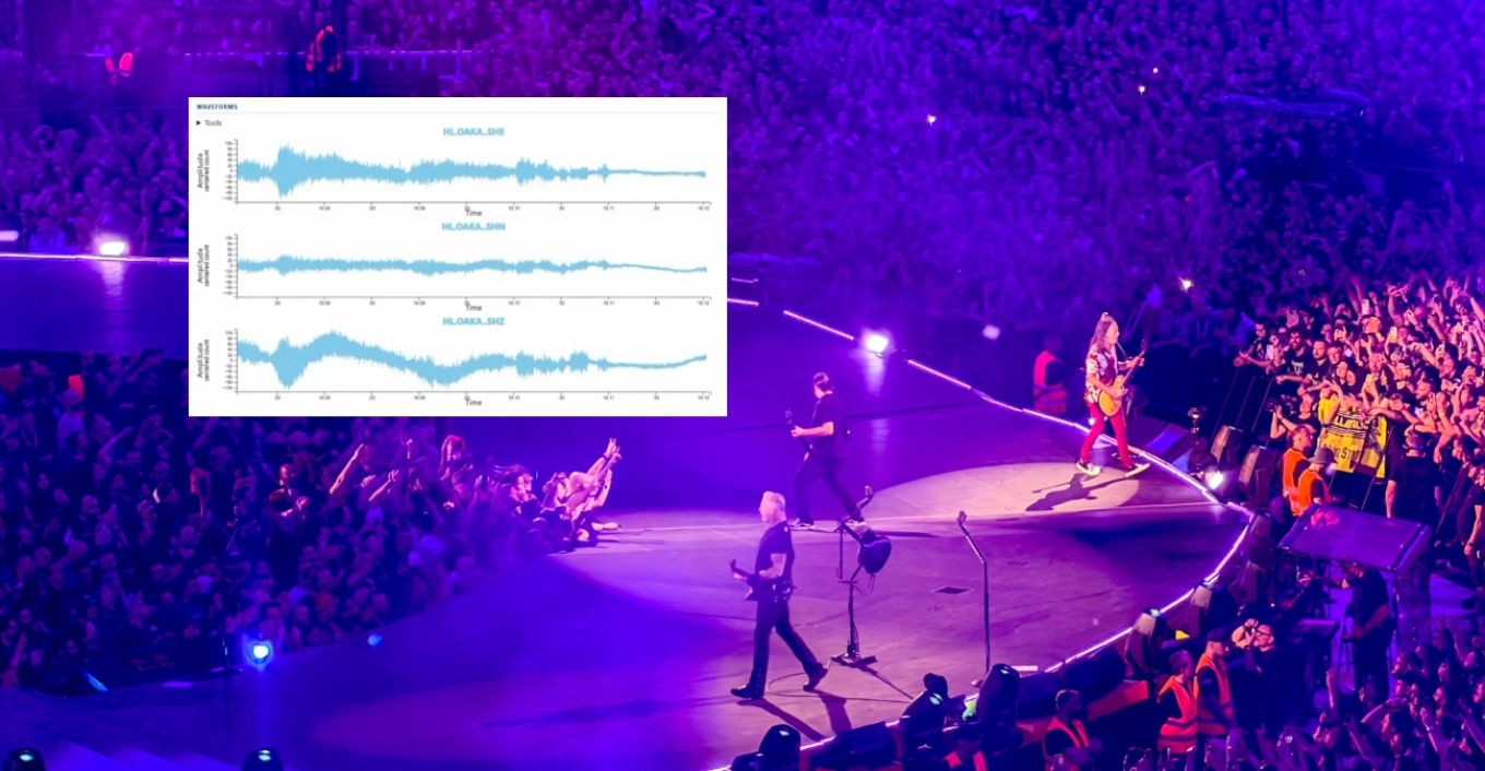 Οι Metallica προκάλεσαν «concert quakes»: Τι κατέγραψε ο σεισμογράφος του Αστεροσκοπείου