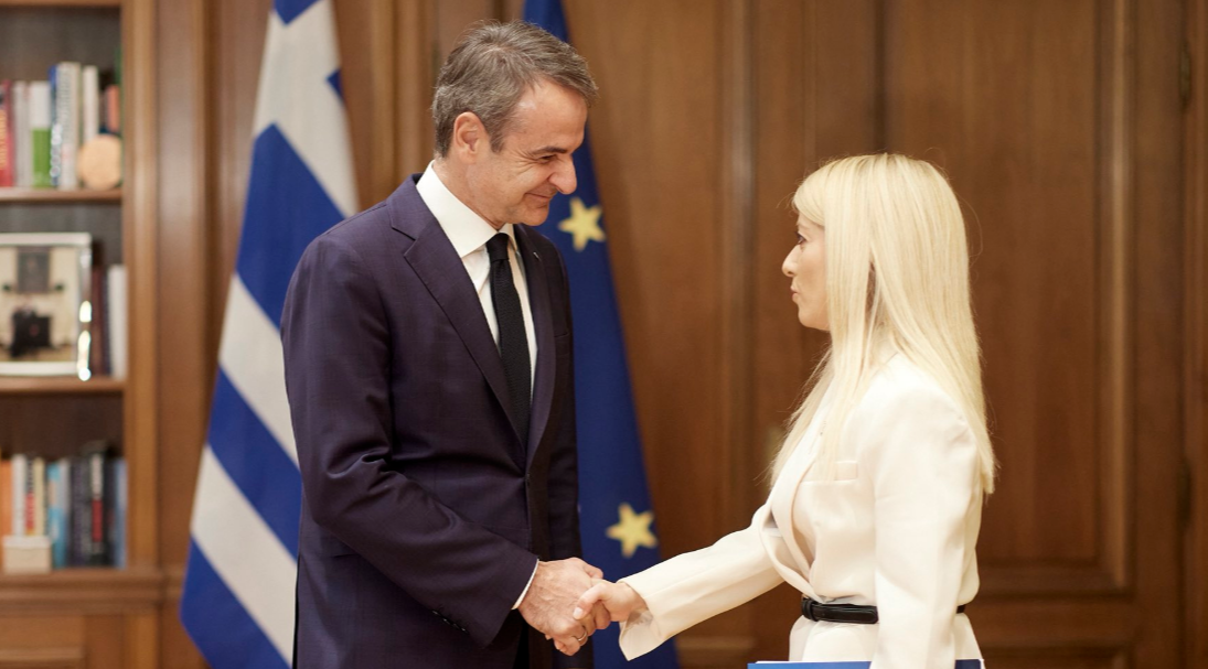 Είδε Μητσοτάκη η Αννίτα: Απαράμιλης σημασίας η στήριξη της Ελλάδας στην Κύπρο