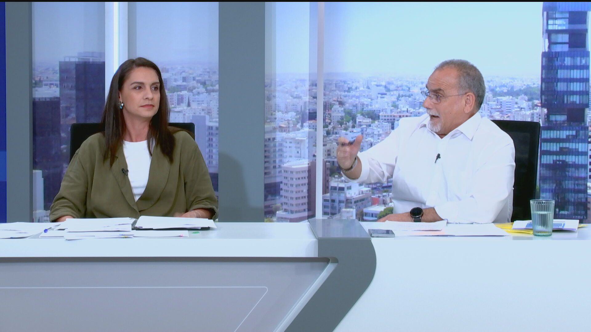 Άντρη VS Προκόπης: Το μεγάλο debate της Αγλαντζιάς στην εκπομπή Alpha Ενημέρωση