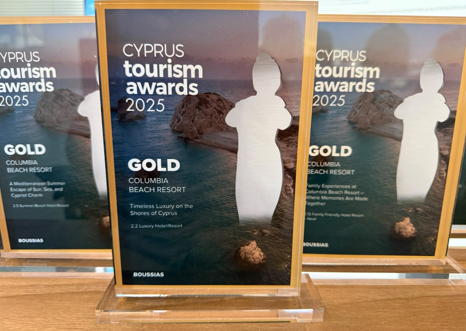 Πέντε νέες βραβεύσεις για το Columbia Beach Resort στα Cyprus Tourism Awards 2025