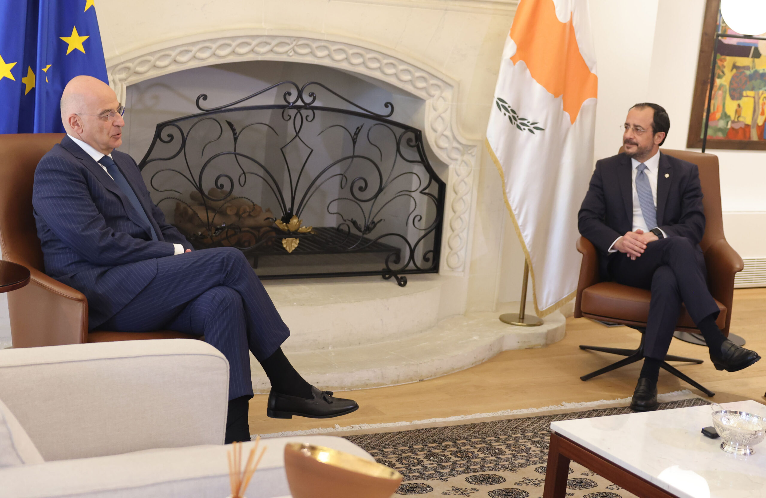 Στο Προεδρικό ο Δένδιας: Συμβούλιο Άμυνας, Κυπριακό και περιφερειακές εξελίξεις επί τάπητος